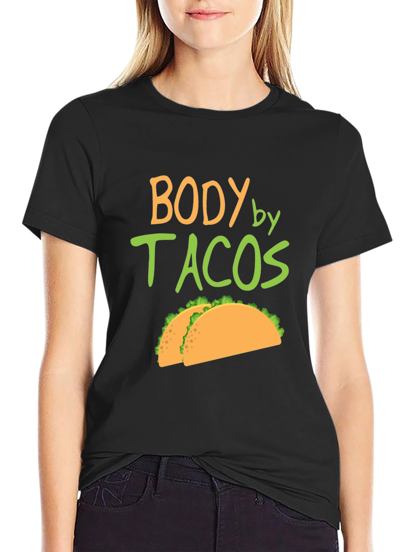 Body by Tacos Graphic Tee - Mens Black T-Shirt