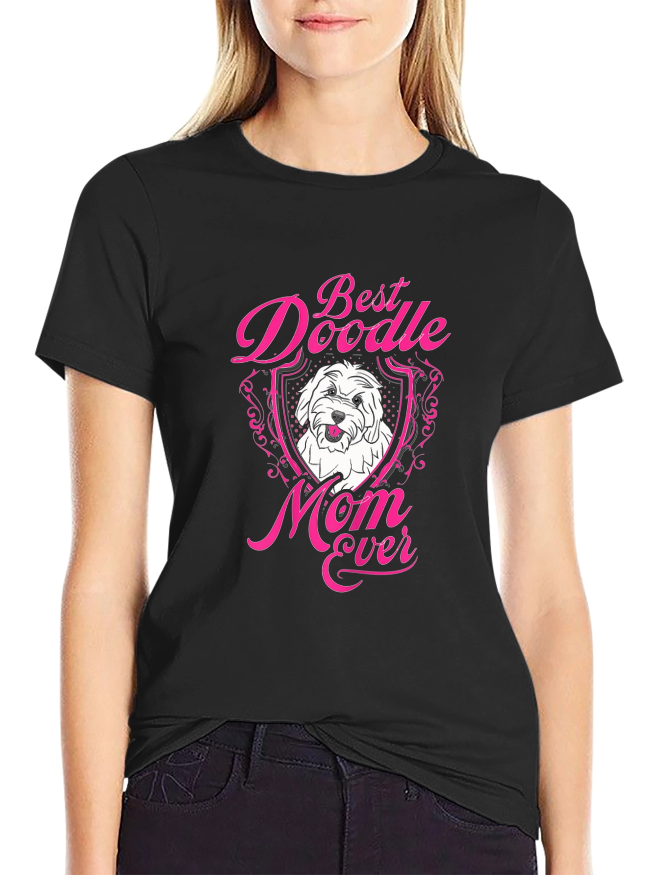 Best Doodle Mom Ever T-Shirt - Cute Dog Lover Tee