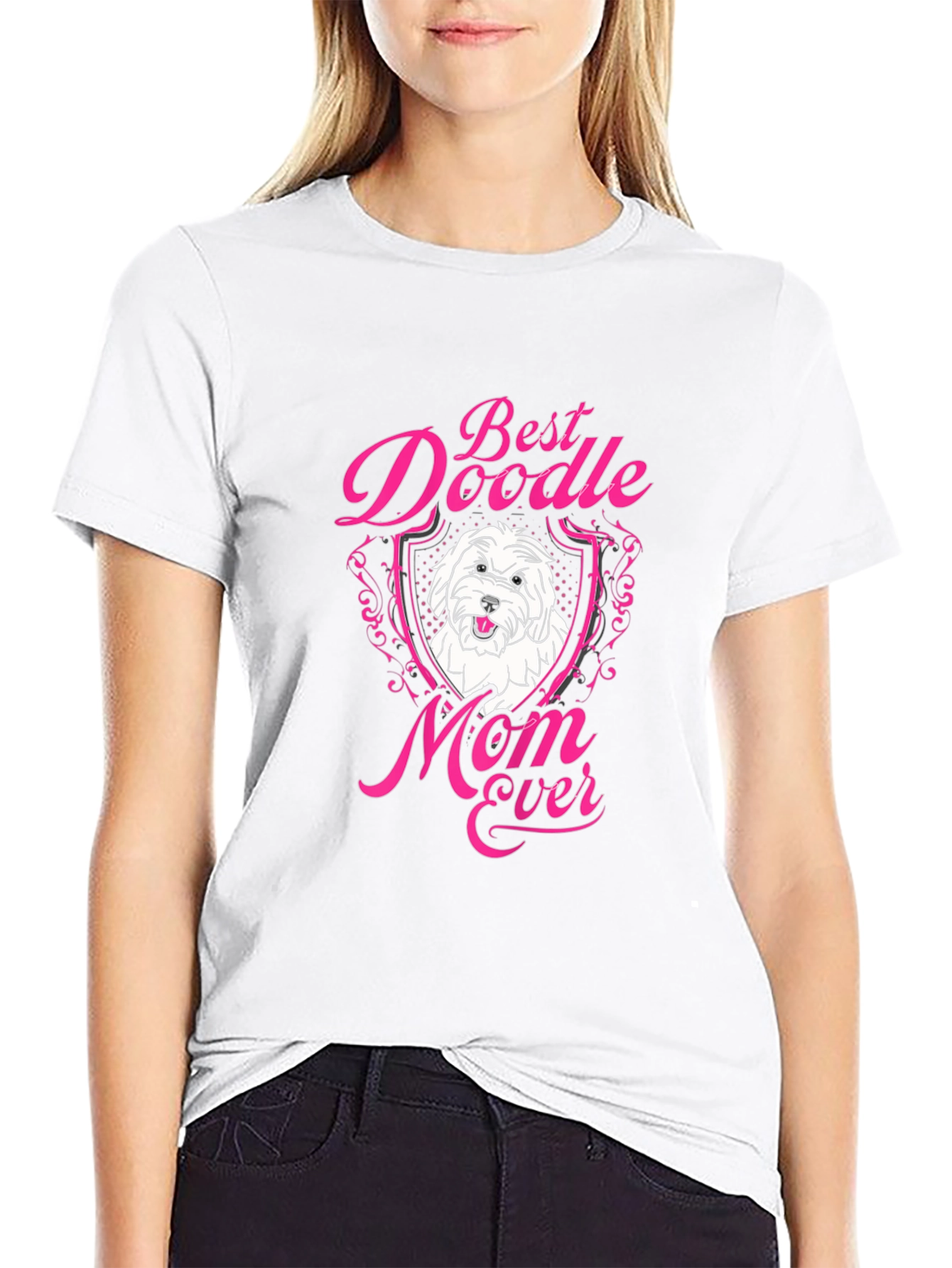 Best Doodle Mom Ever T-Shirt - Cute Dog Lover Tee