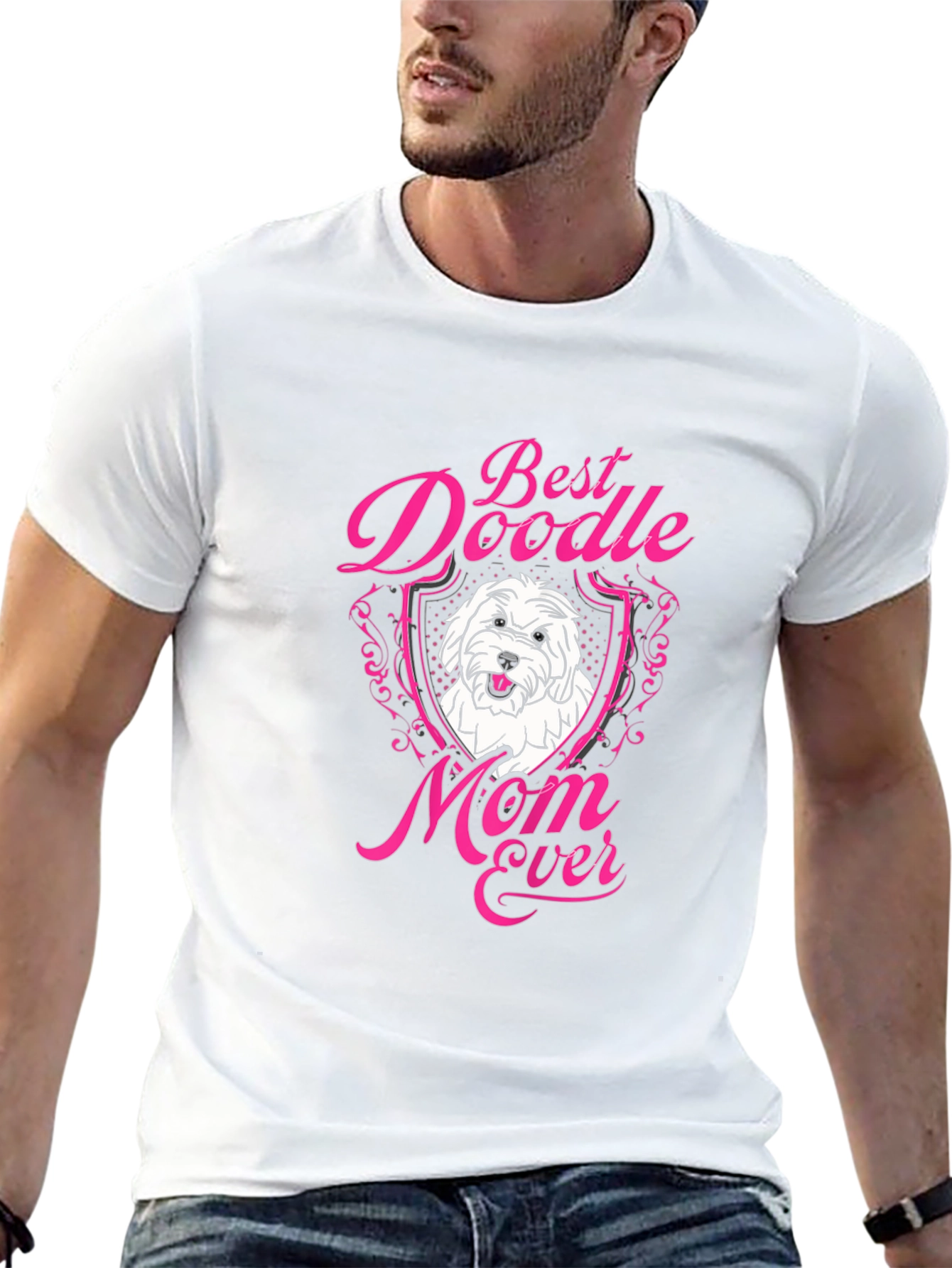 Best Doodle Mom Ever T-Shirt - Cute Dog Lover Tee