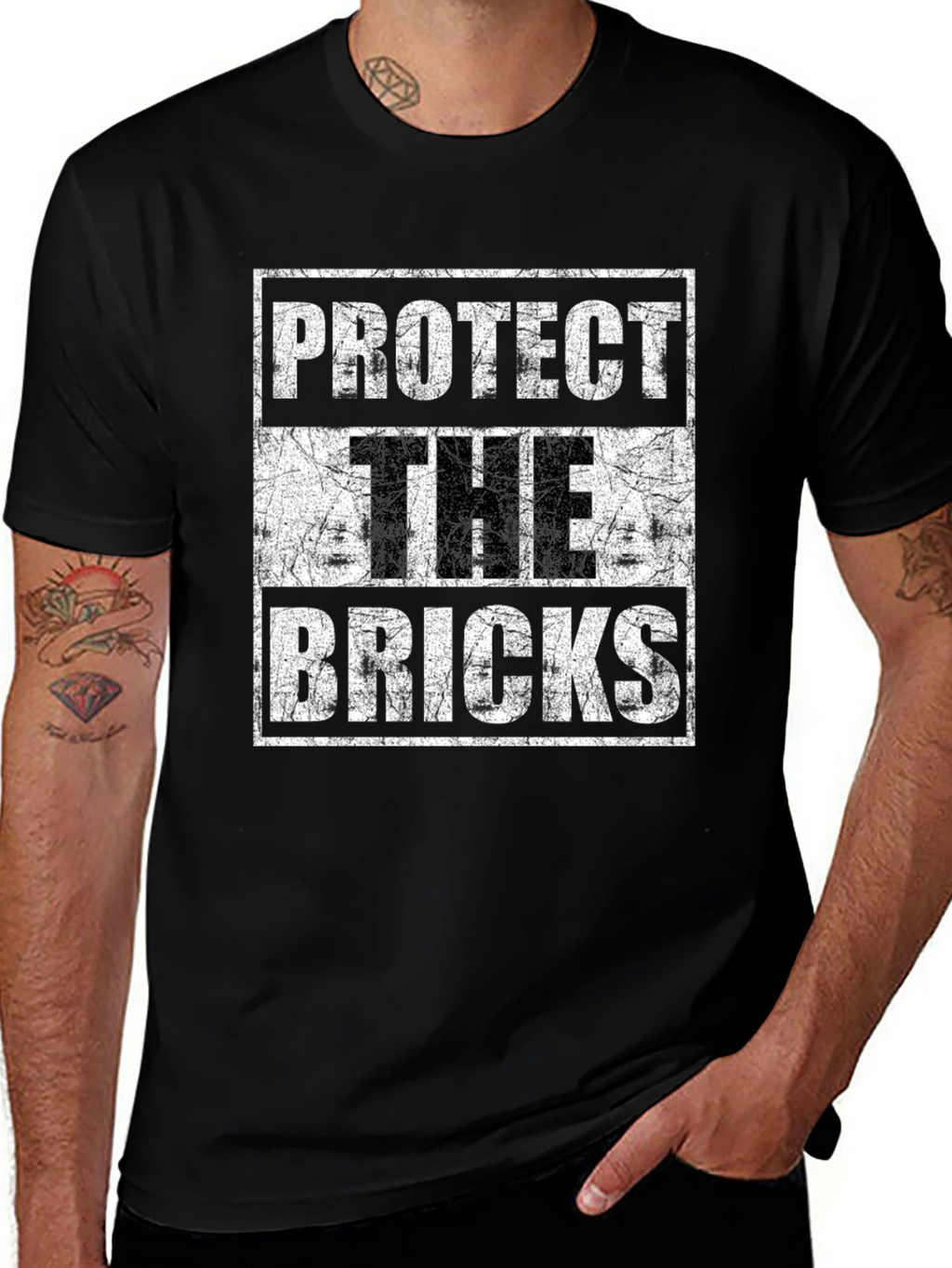 Protect the Bricks Graphic T-Shirt