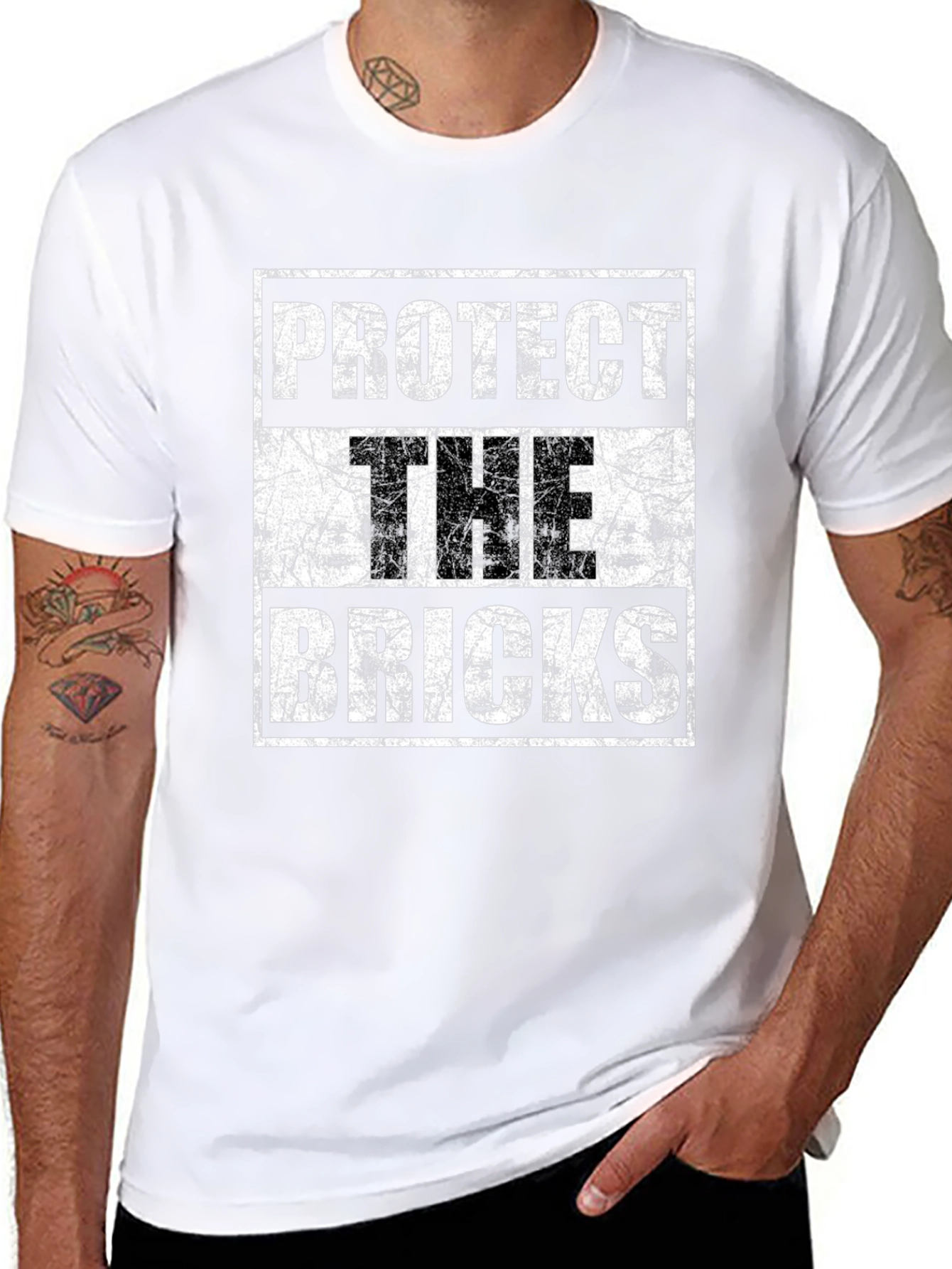 Protect the Bricks Graphic T-Shirt
