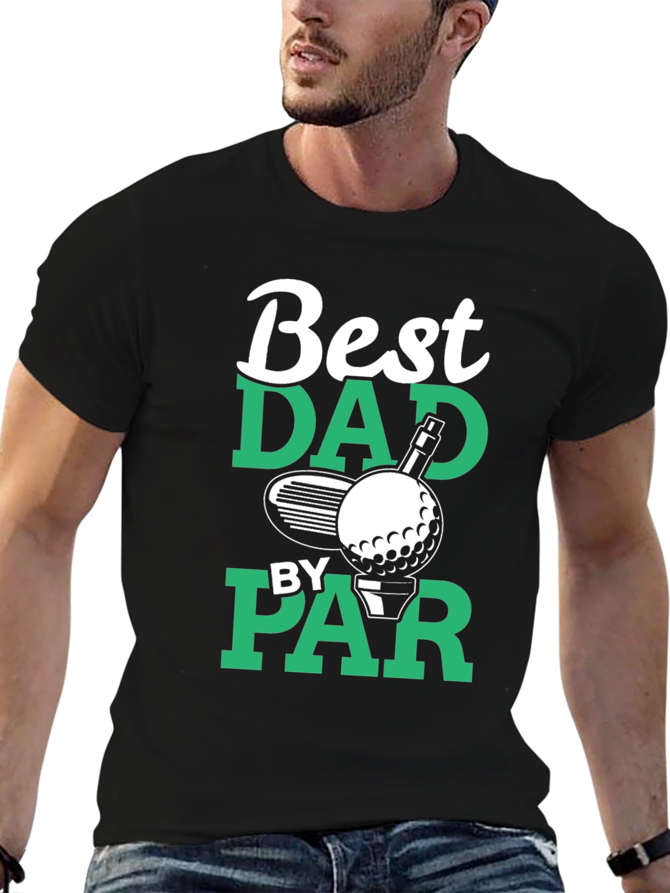 Best Dad By Par Golf T-Shirt - Fathers Day Gift