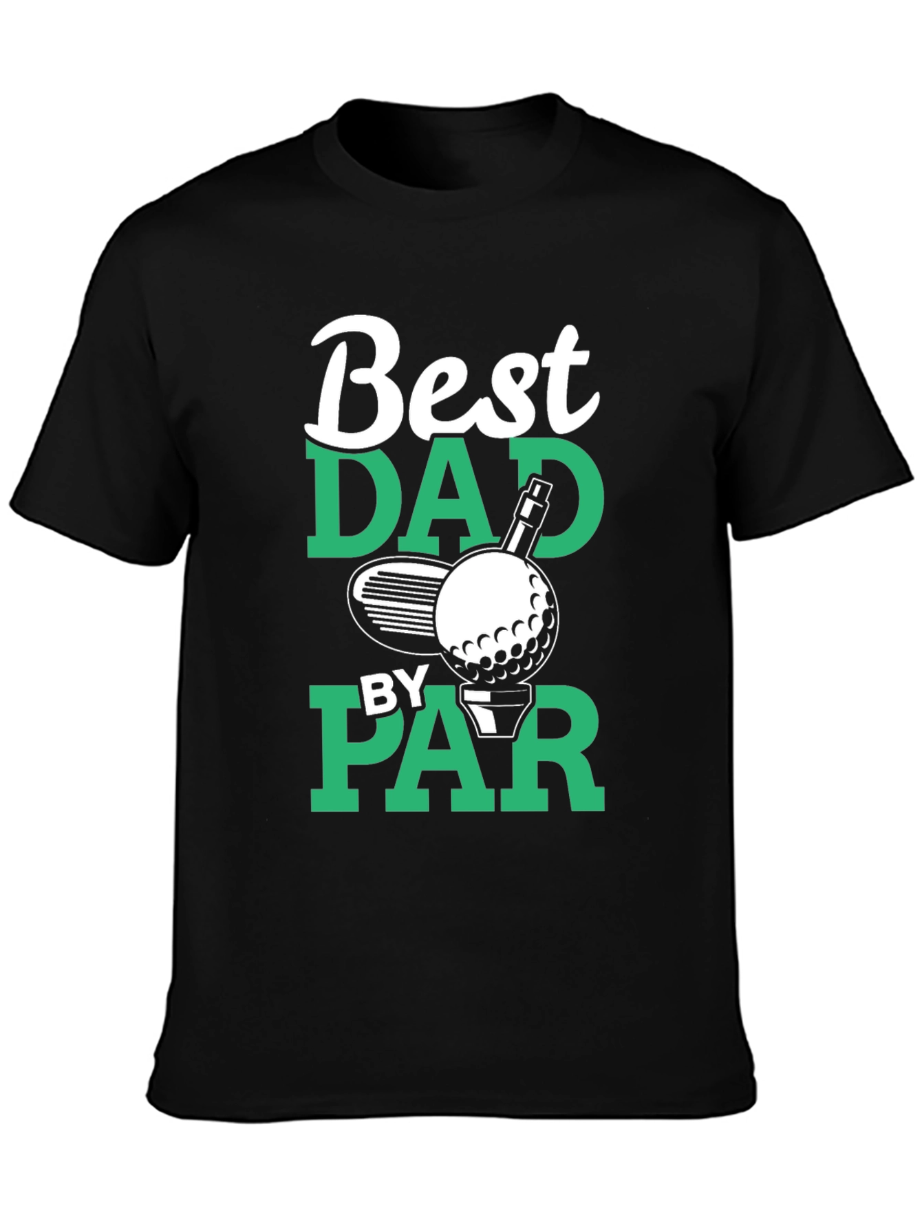 Best Dad By Par Golf T-Shirt - Fathers Day Gift