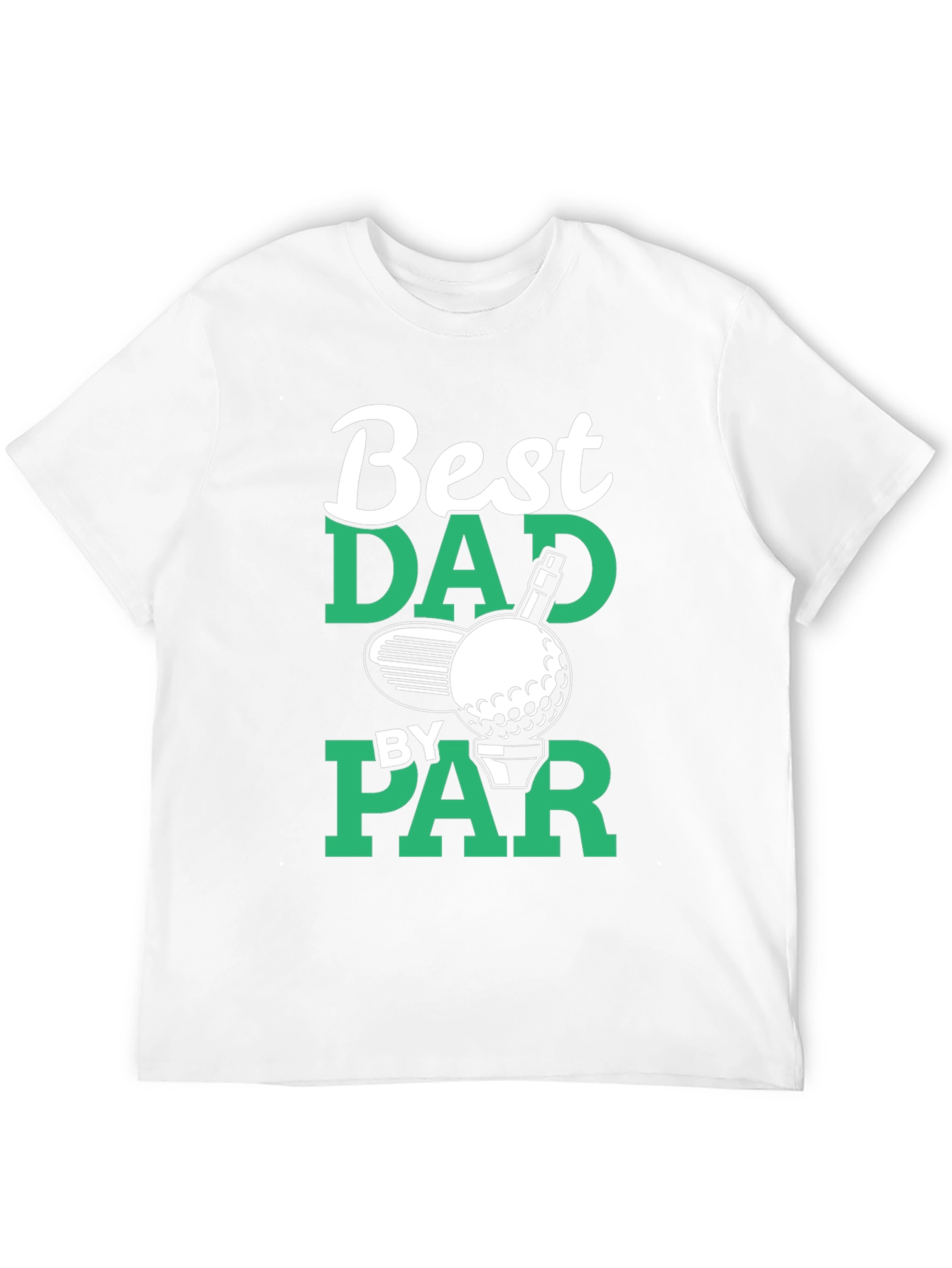 Best Dad By Par Golf T-Shirt - Fathers Day Gift