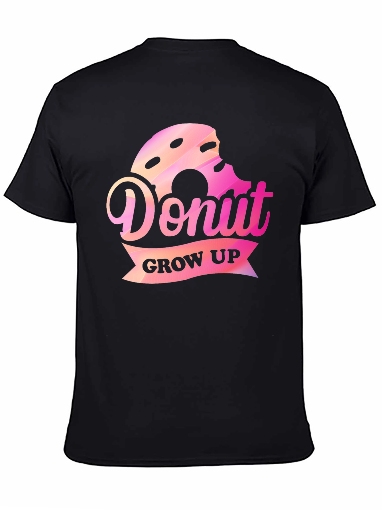 Donut Grow Up Graphic Tee - Fun Casual Shirt