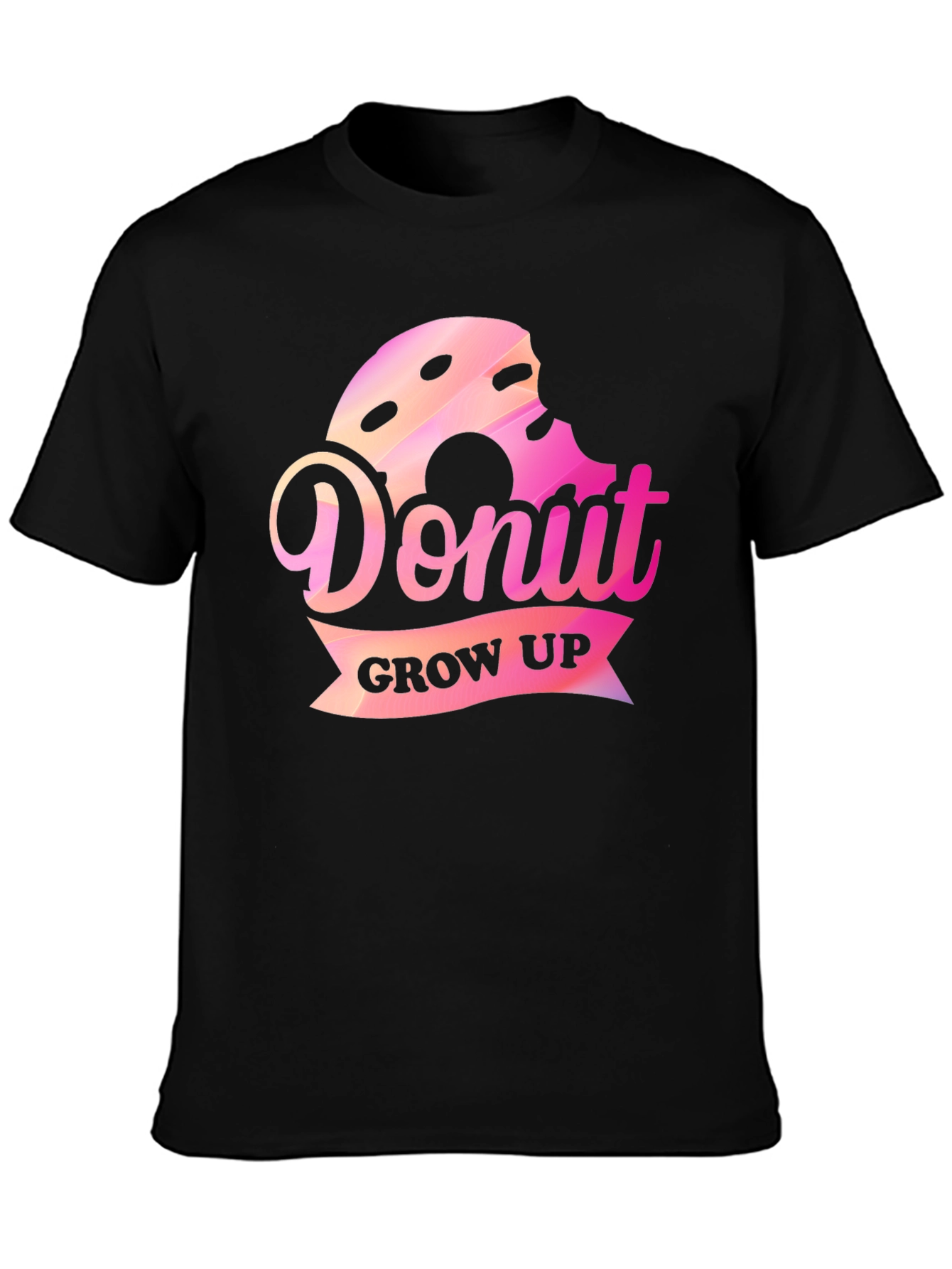 Donut Grow Up Graphic Tee - Fun Casual Shirt
