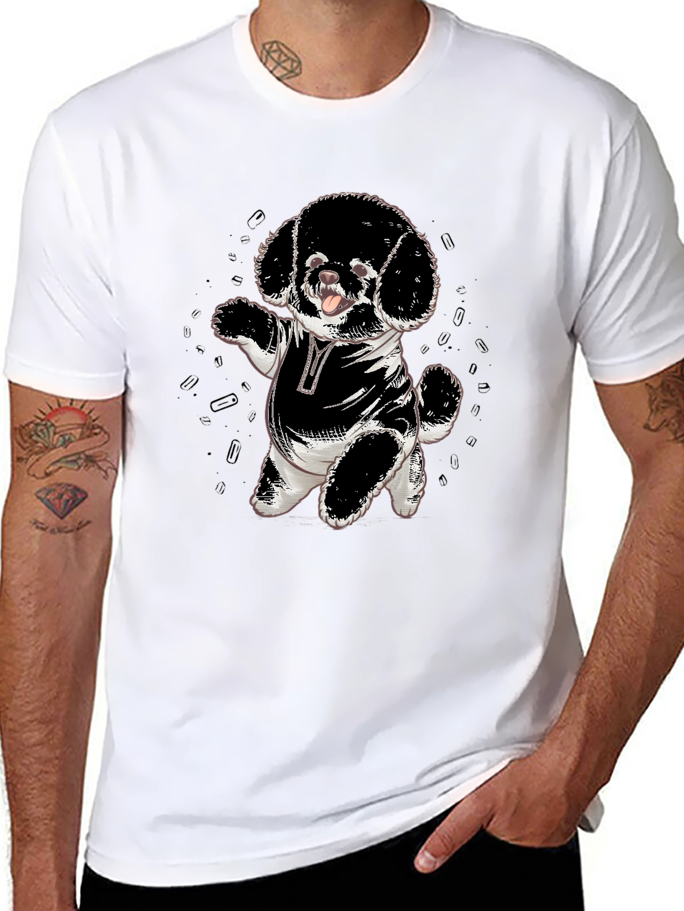 Cool Dog T-Shirt - Mens Graphic Tee