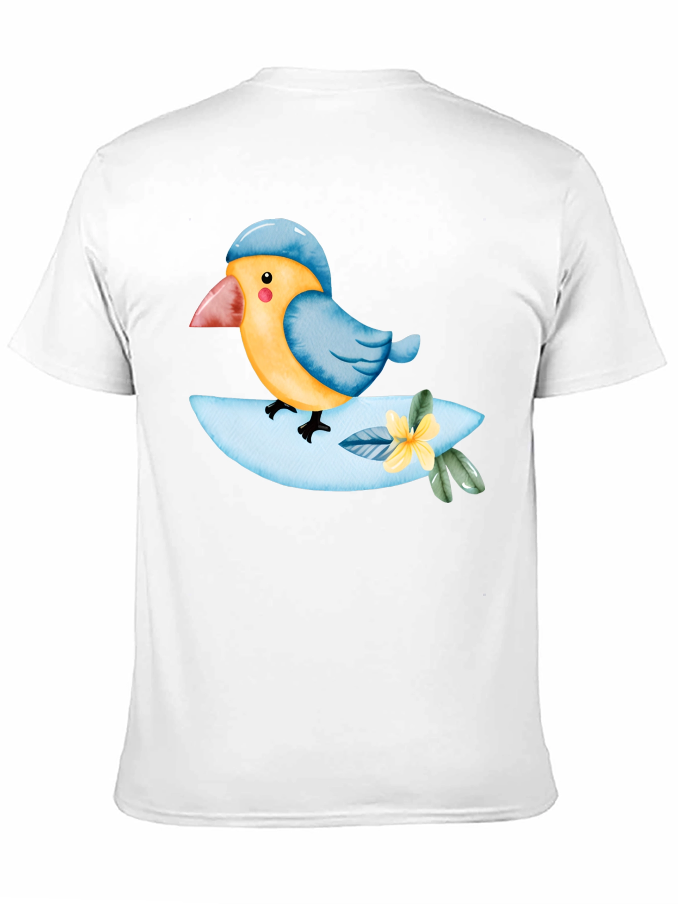 Bird on a Branch T-Shirt - Cute Animal Tee