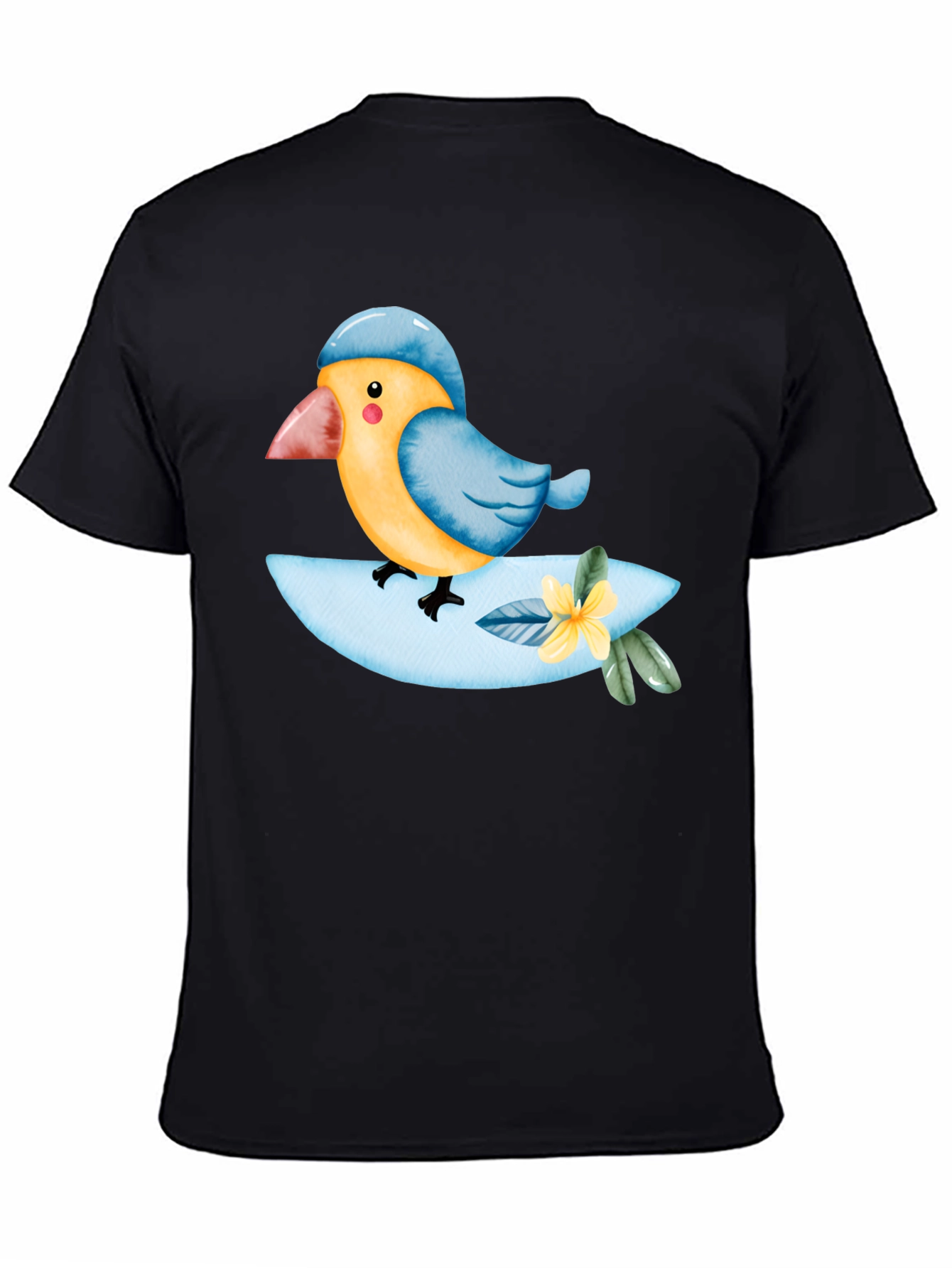 Bird on a Branch T-Shirt - Cute Animal Tee