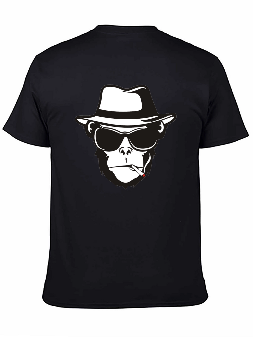 Cool Monkey Graphic Tee - Black T-Shirt