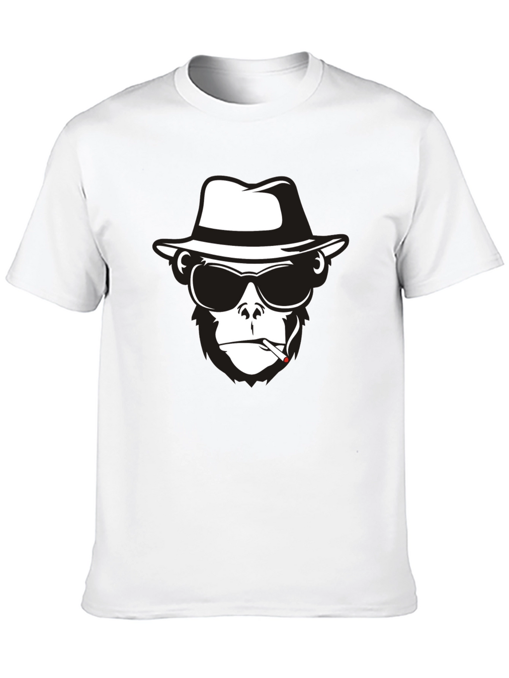 Cool Monkey Graphic Tee - Black T-Shirt