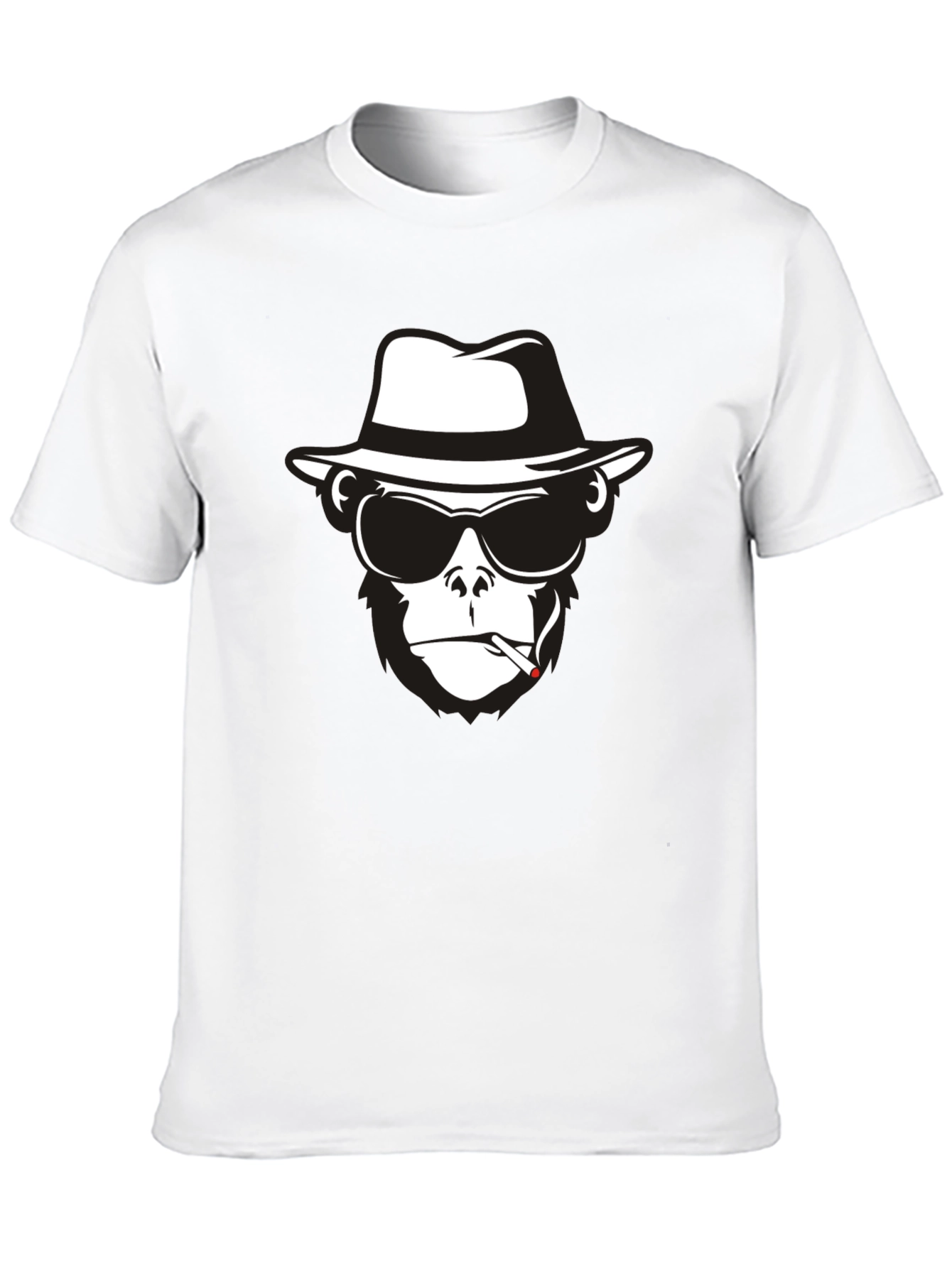 Cool Monkey Graphic Tee - Black T-Shirt