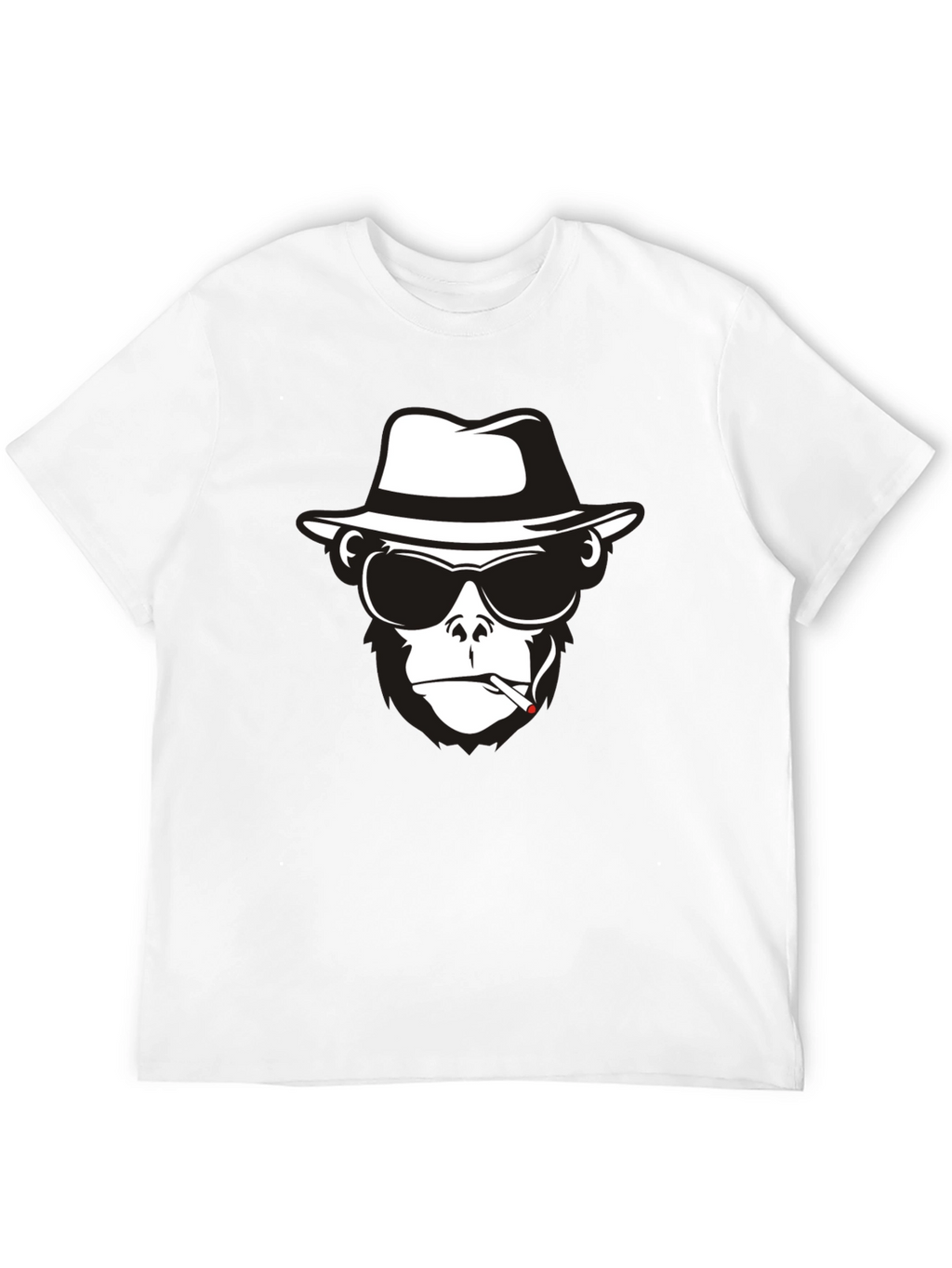 Cool Monkey Graphic Tee - Black T-Shirt
