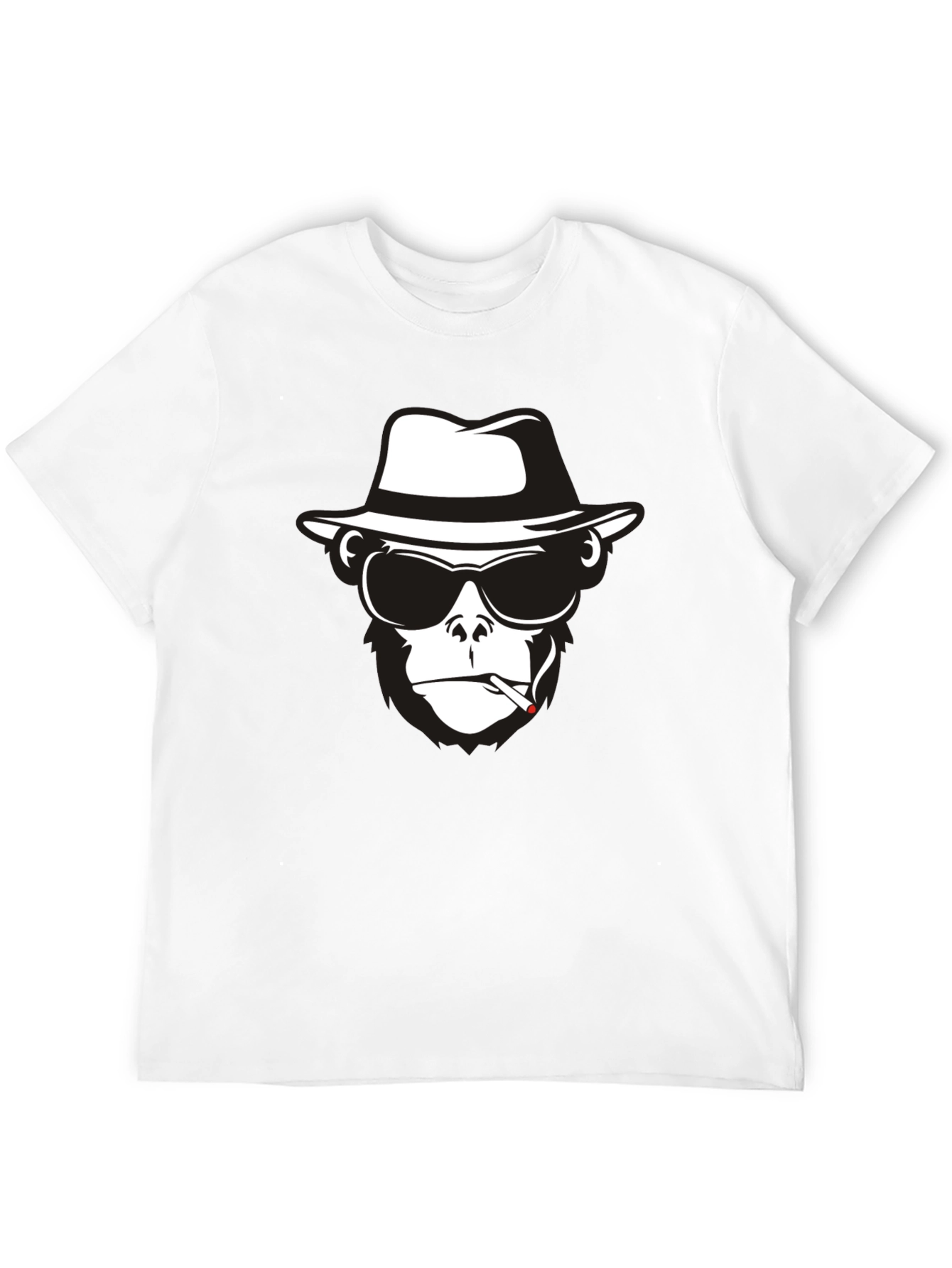 Cool Monkey Graphic Tee - Black T-Shirt
