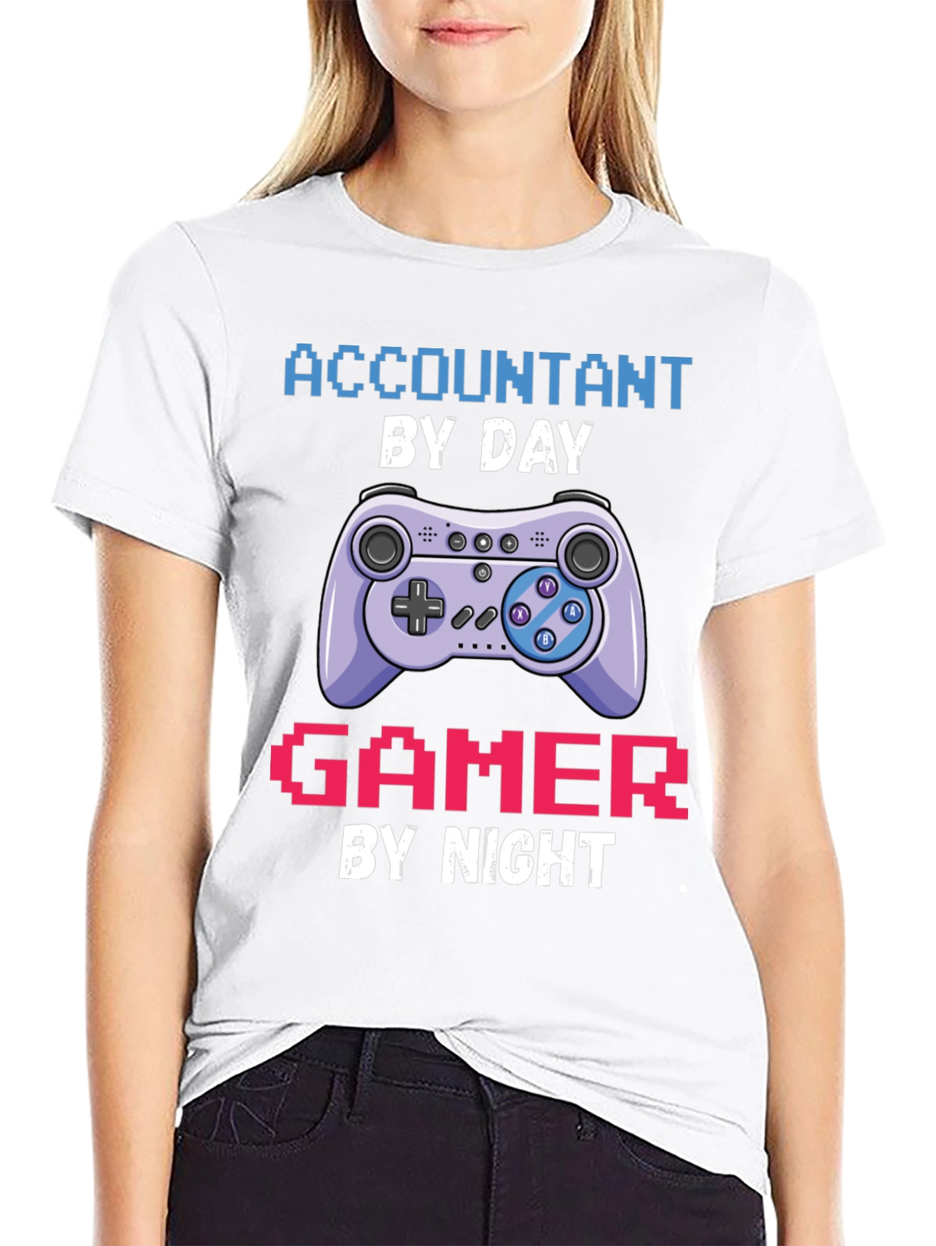 Accountant by Day Gamer by Night T-Shirt