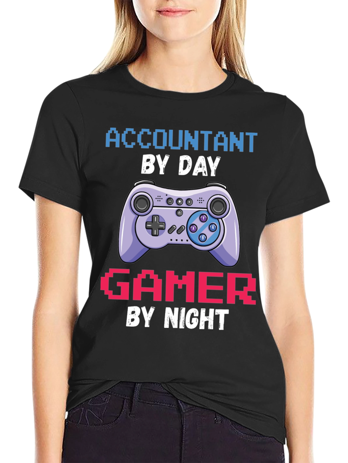 Accountant by Day Gamer by Night T-Shirt