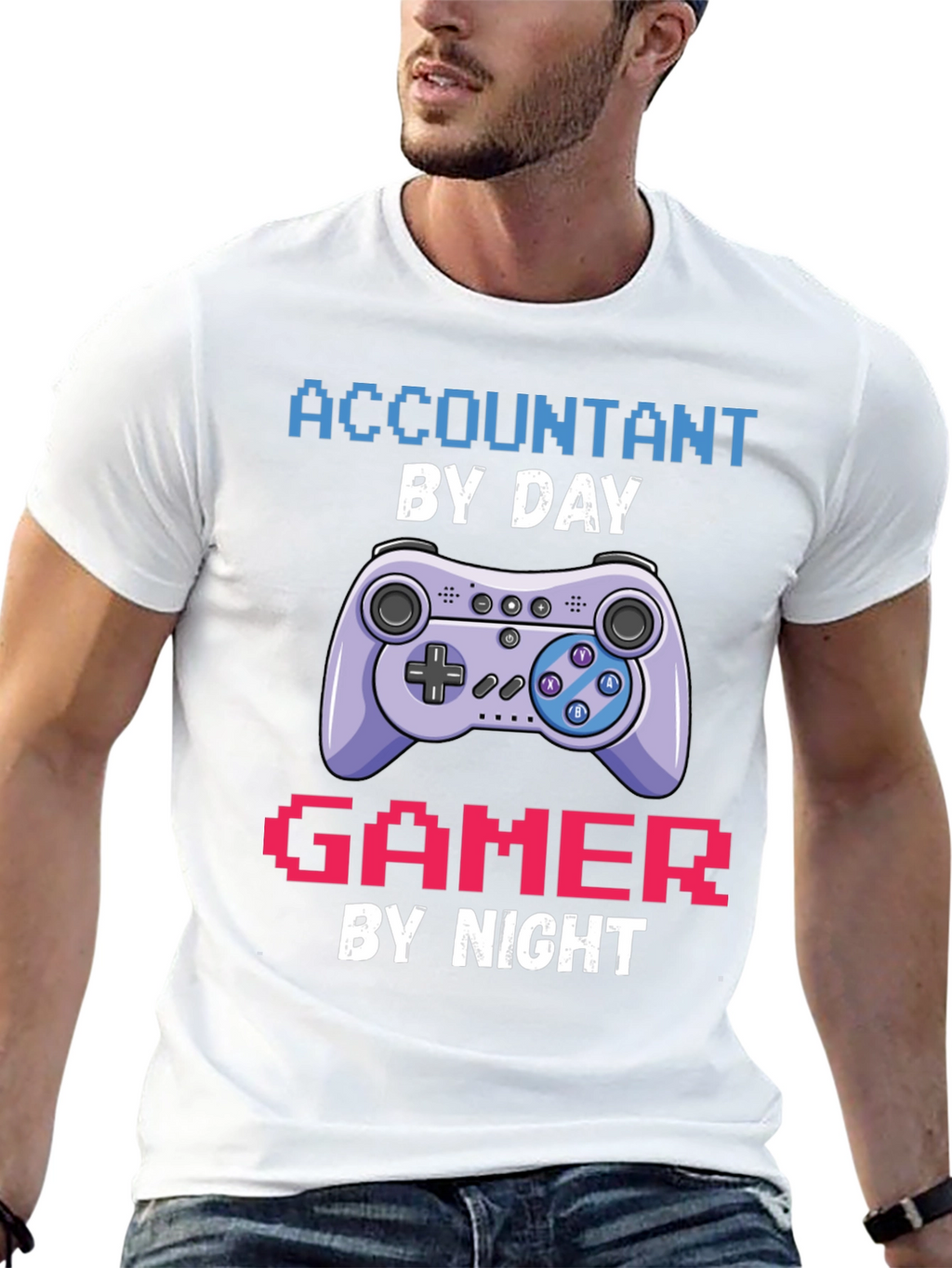 Accountant by Day Gamer by Night T-Shirt