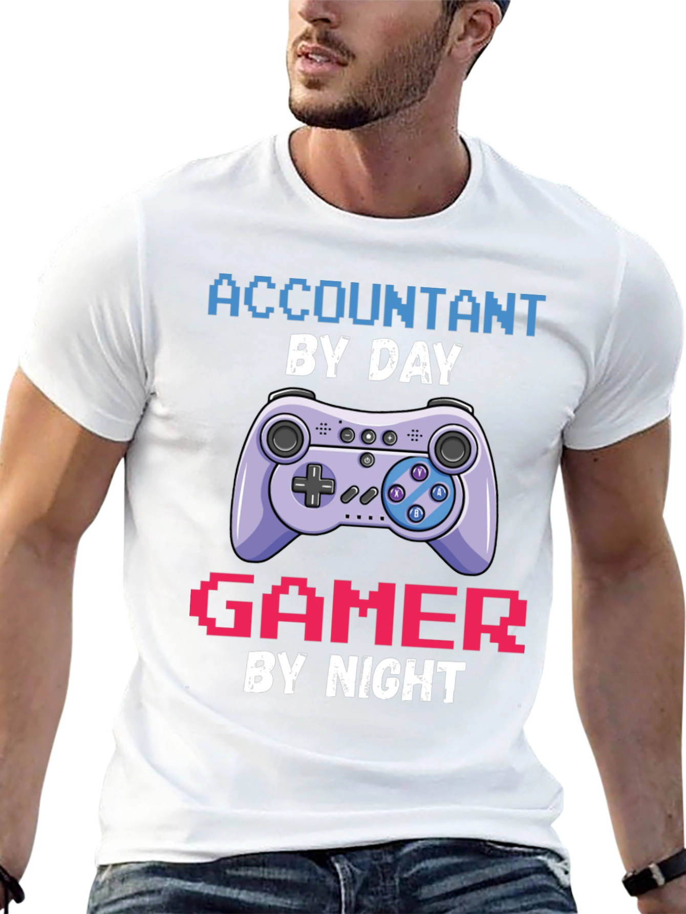 Accountant by Day Gamer by Night T-Shirt