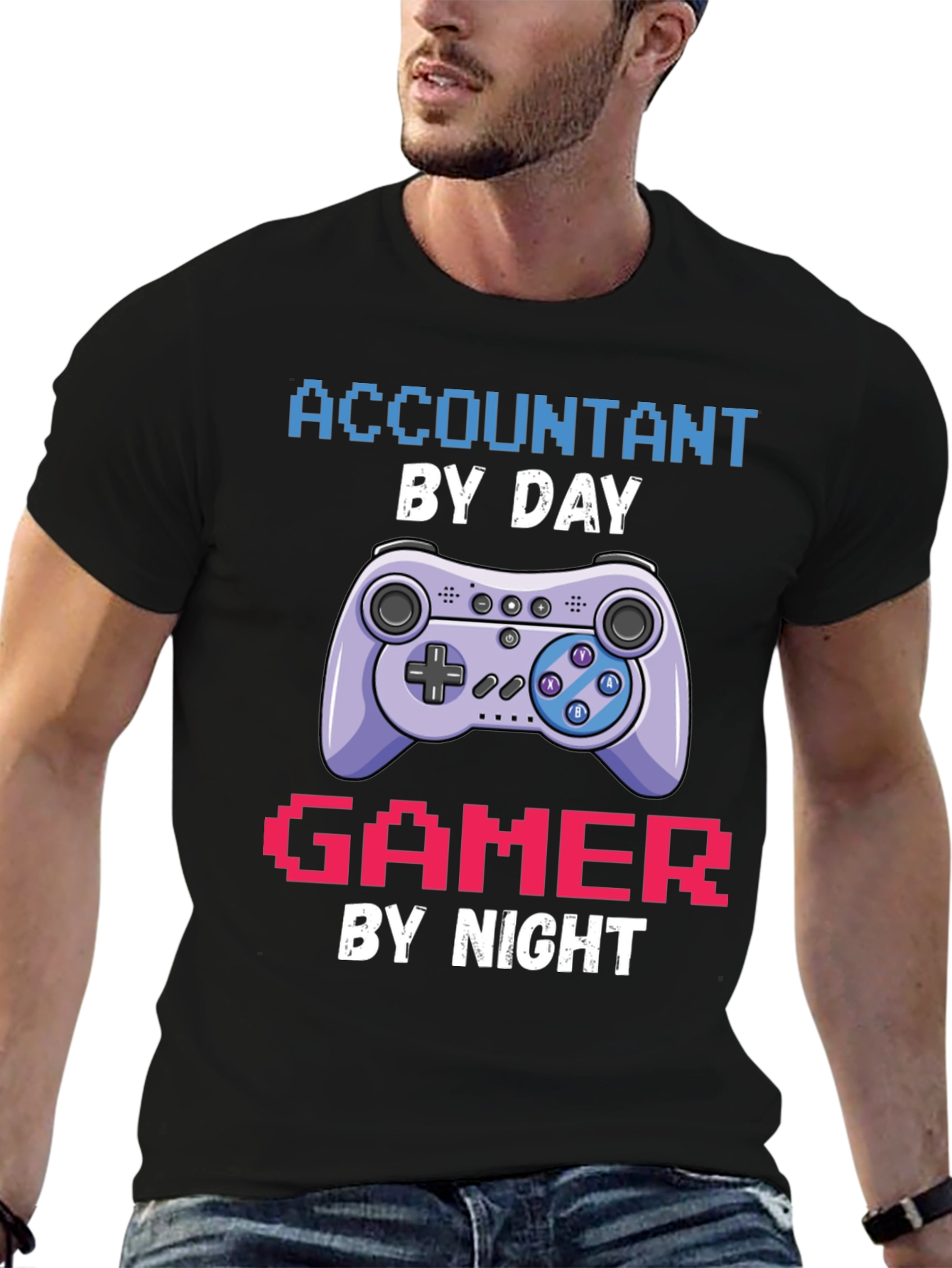Accountant by Day Gamer by Night T-Shirt
