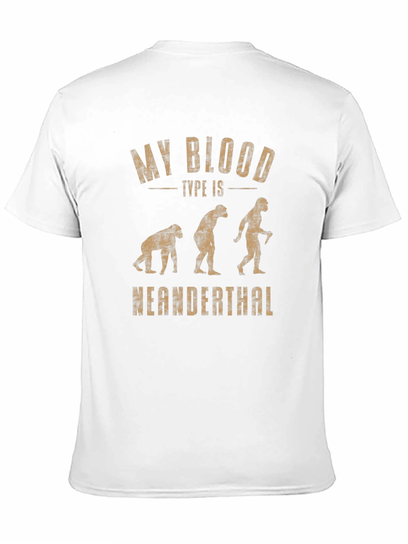 My Blood Type Is Neanderthal Graphic T-Shirt