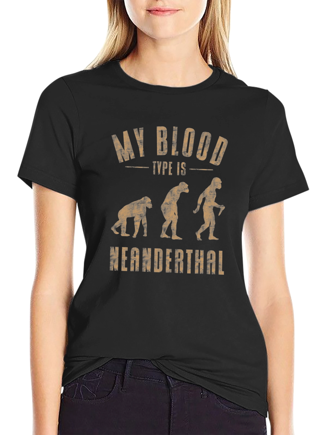 My Blood Type Is Neanderthal Graphic T-Shirt