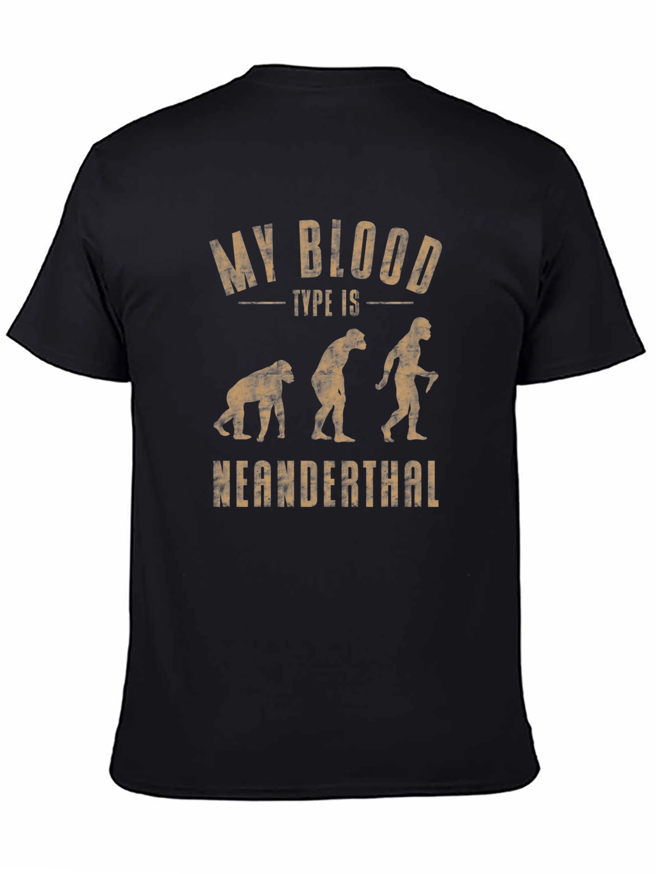My Blood Type Is Neanderthal Graphic T-Shirt