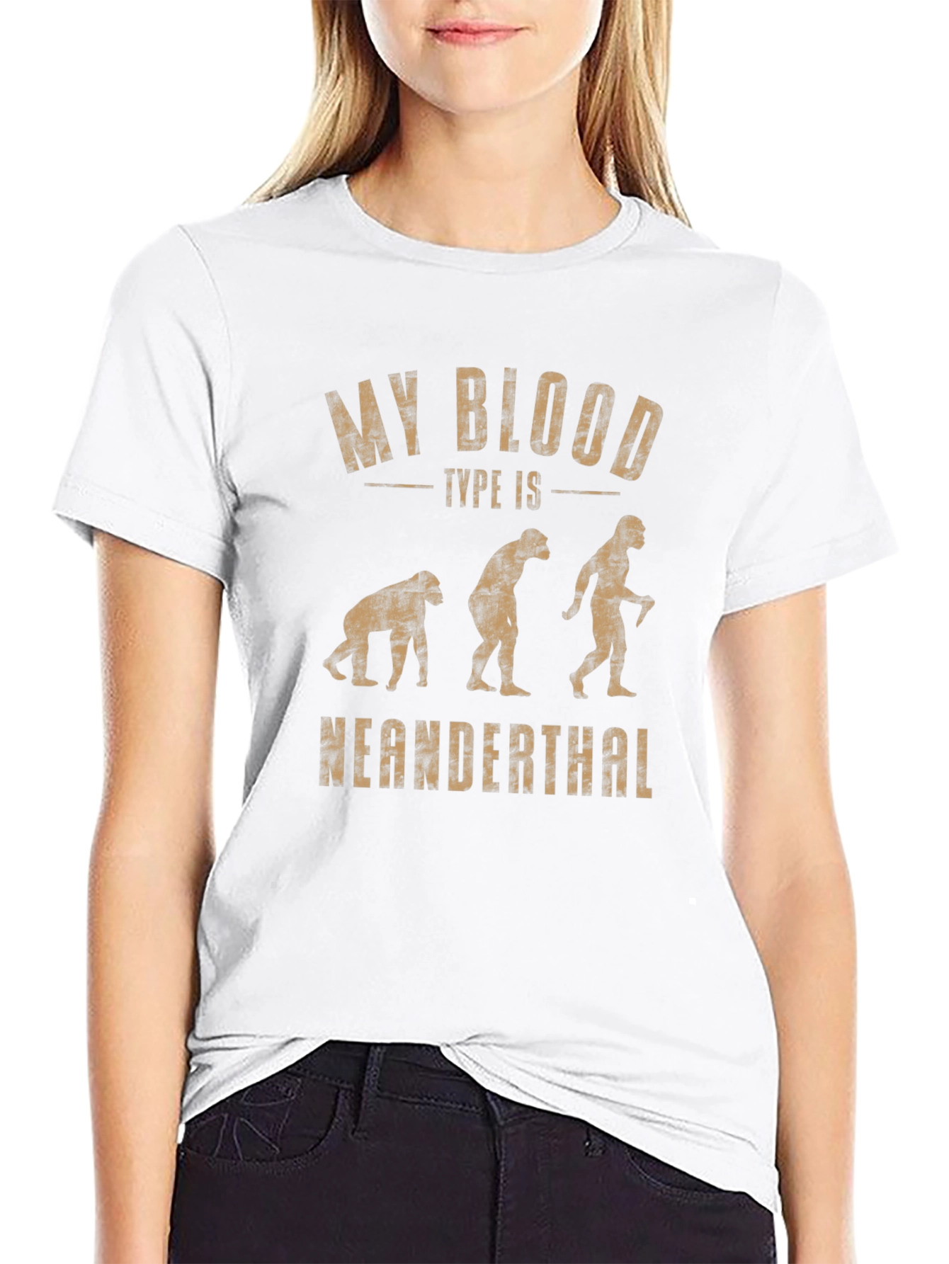My Blood Type Is Neanderthal Graphic T-Shirt