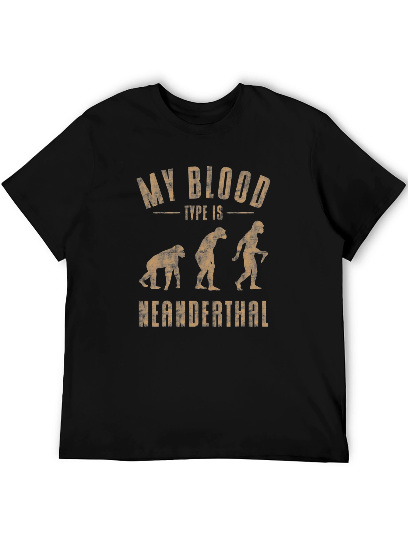 My Blood Type Is Neanderthal Graphic T-Shirt