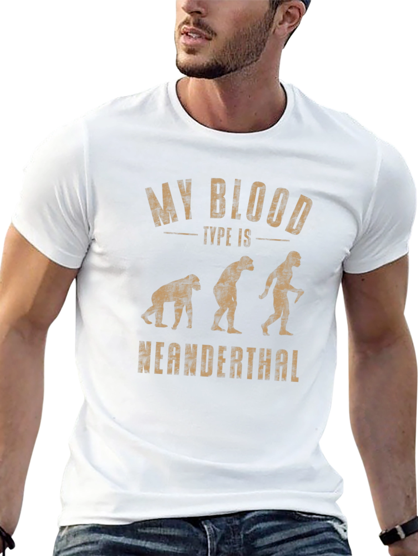 My Blood Type Is Neanderthal Graphic T-Shirt