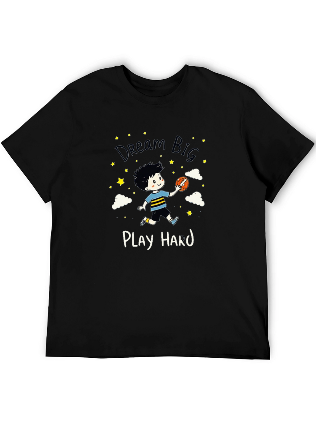Dream Big Play Hard Graphic T-Shirt