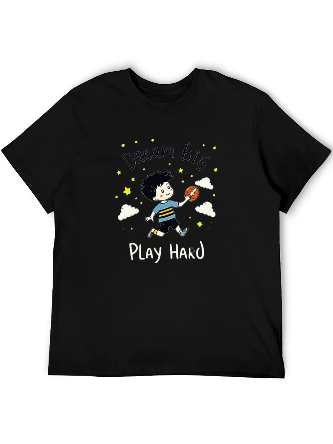 Dream Big Play Hard Graphic T-Shirt