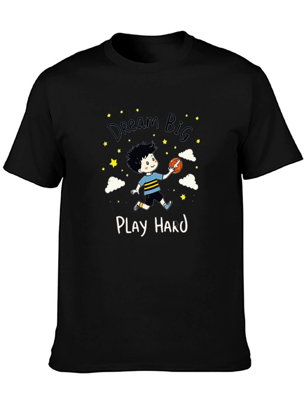 Dream Big Play Hard Graphic T-Shirt