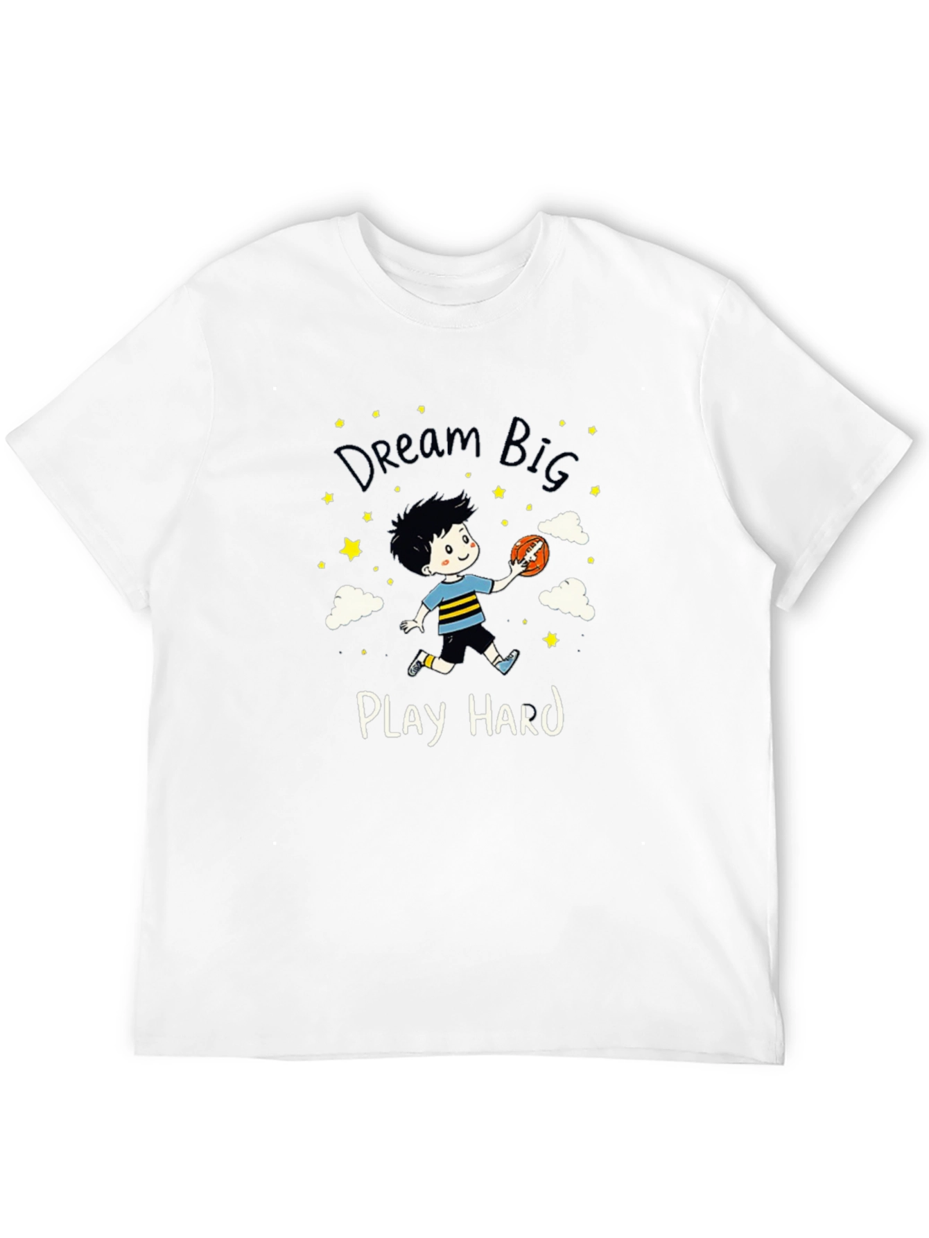 Dream Big Play Hard Graphic T-Shirt