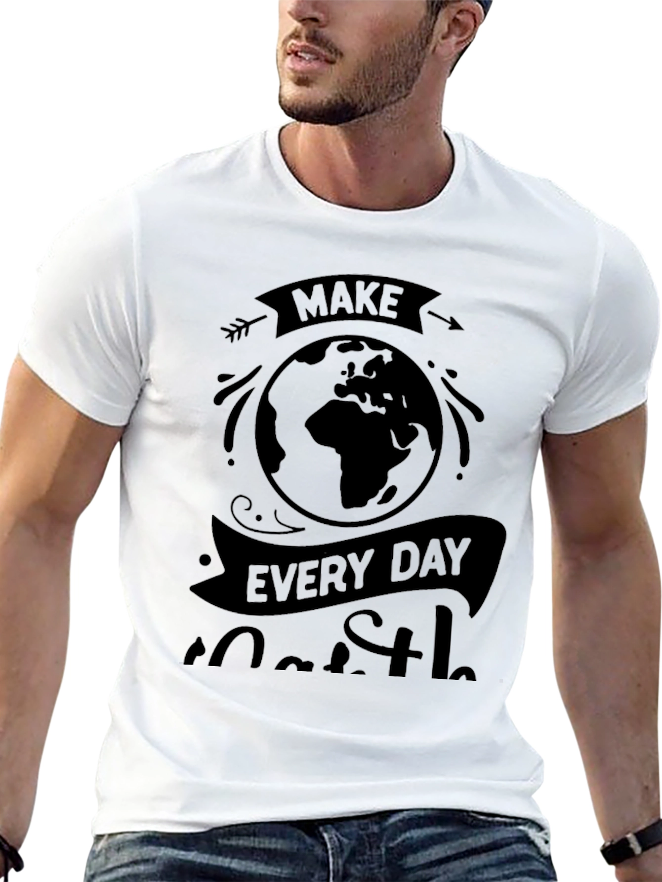 Earth Day Graphic Tee - Black
