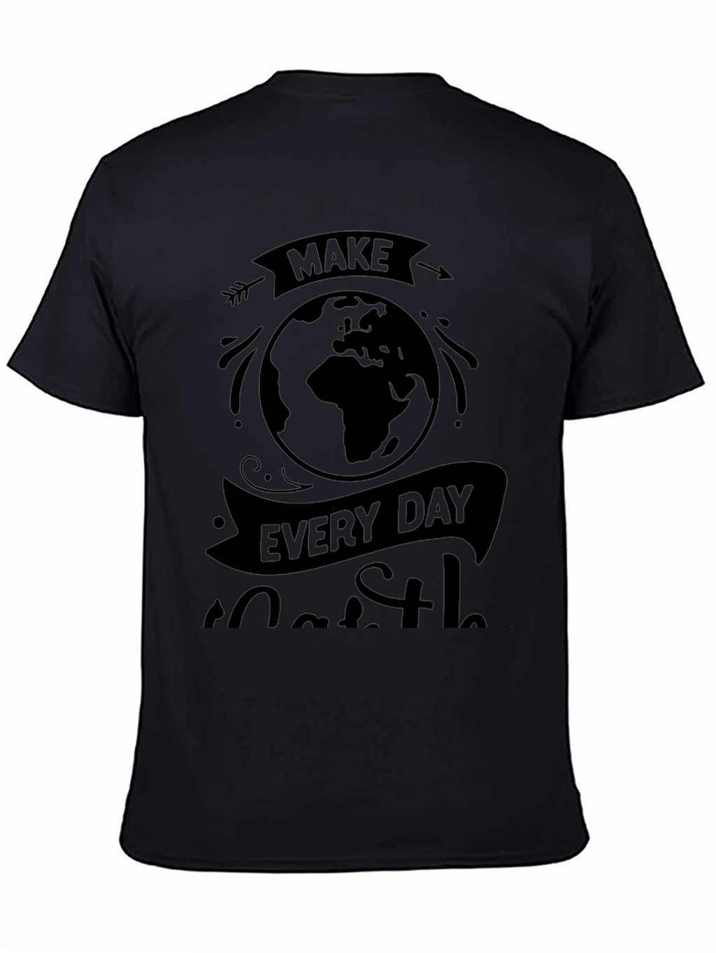 Earth Day Graphic Tee - Black