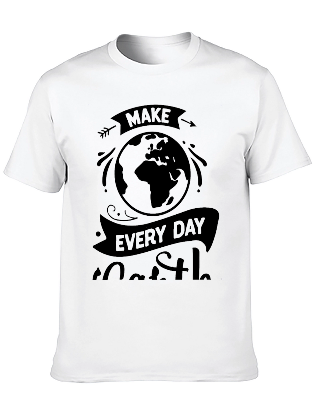 Earth Day Graphic Tee - Black