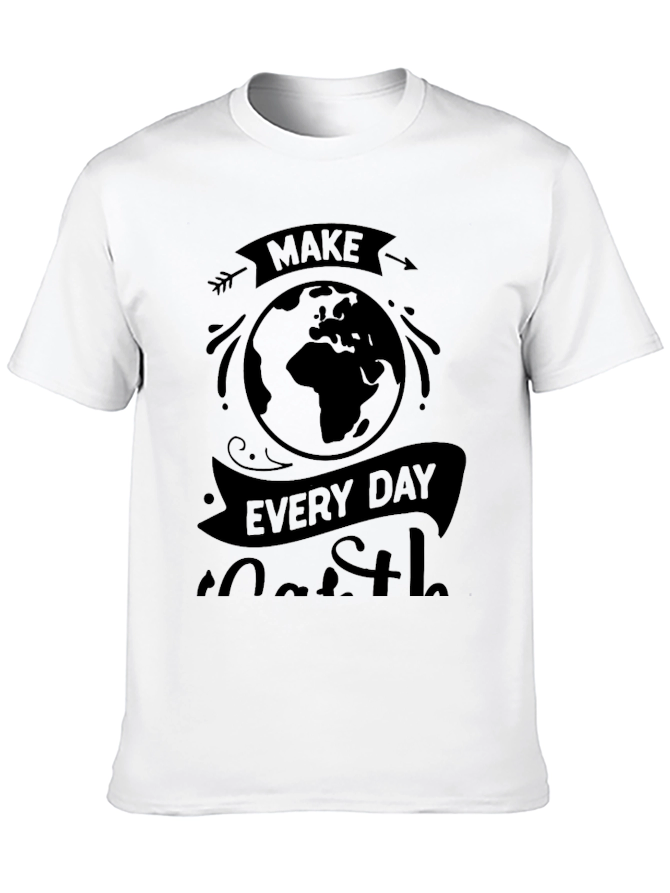Earth Day Graphic Tee - Black