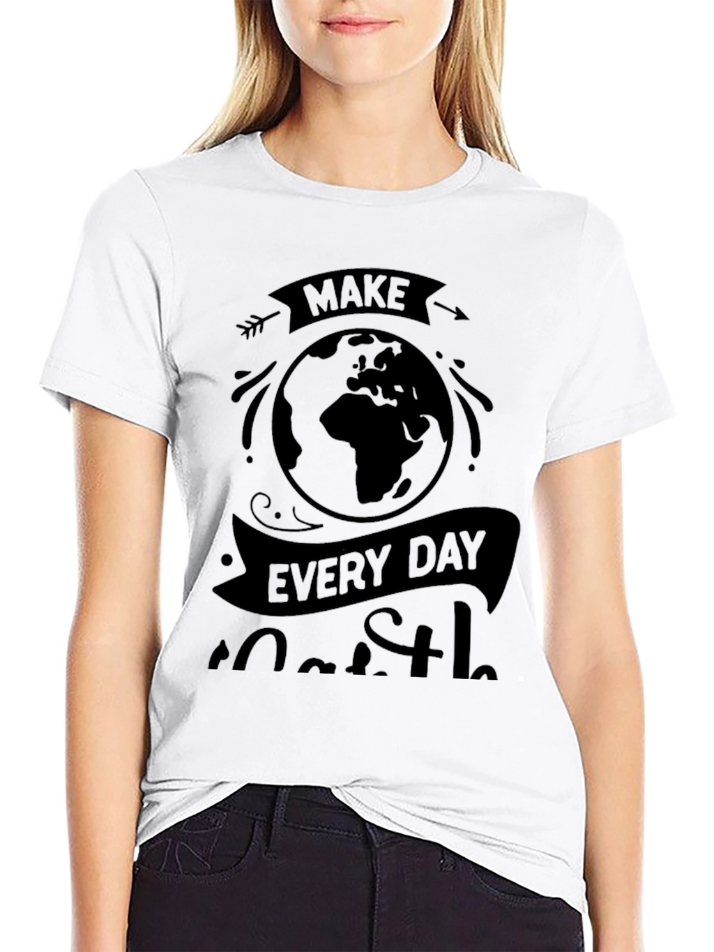 Earth Day Graphic Tee - Black