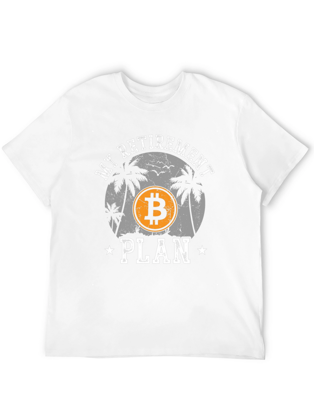 Bitcoin Retirement Plan Black Graphic Tee
