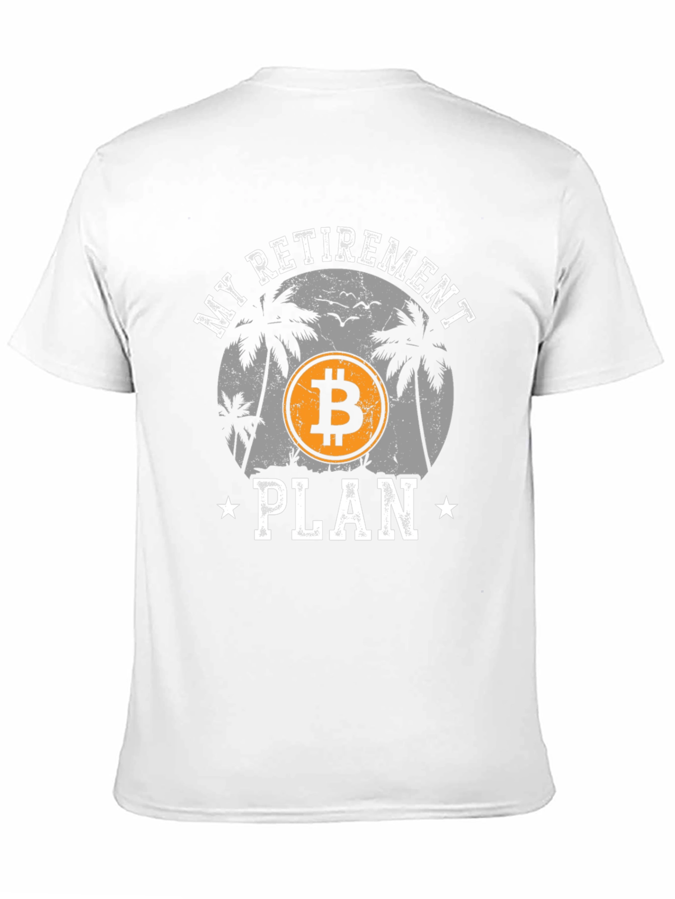 Bitcoin Retirement Plan Black Graphic Tee