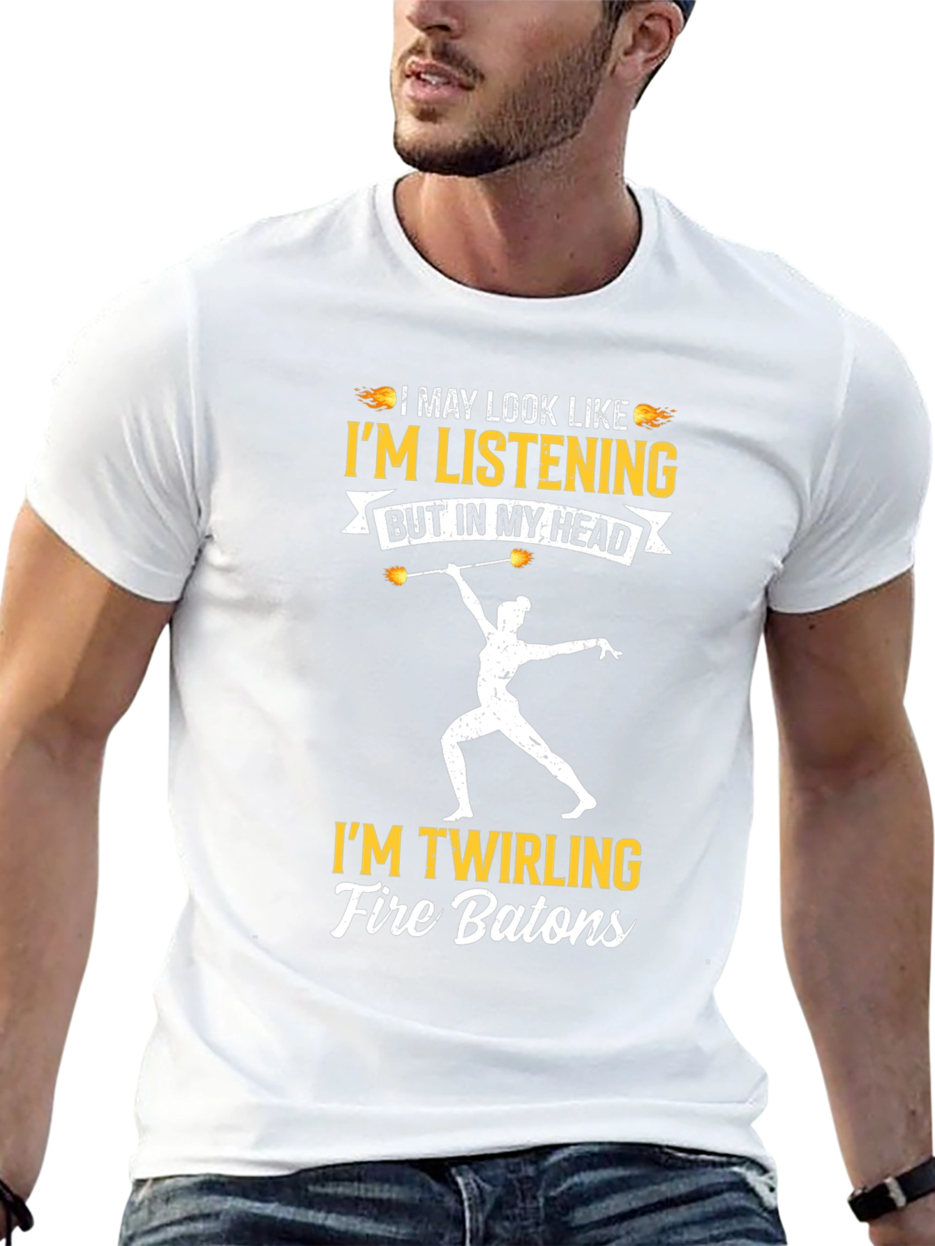 Im Twirling Fire Batons T-Shirt