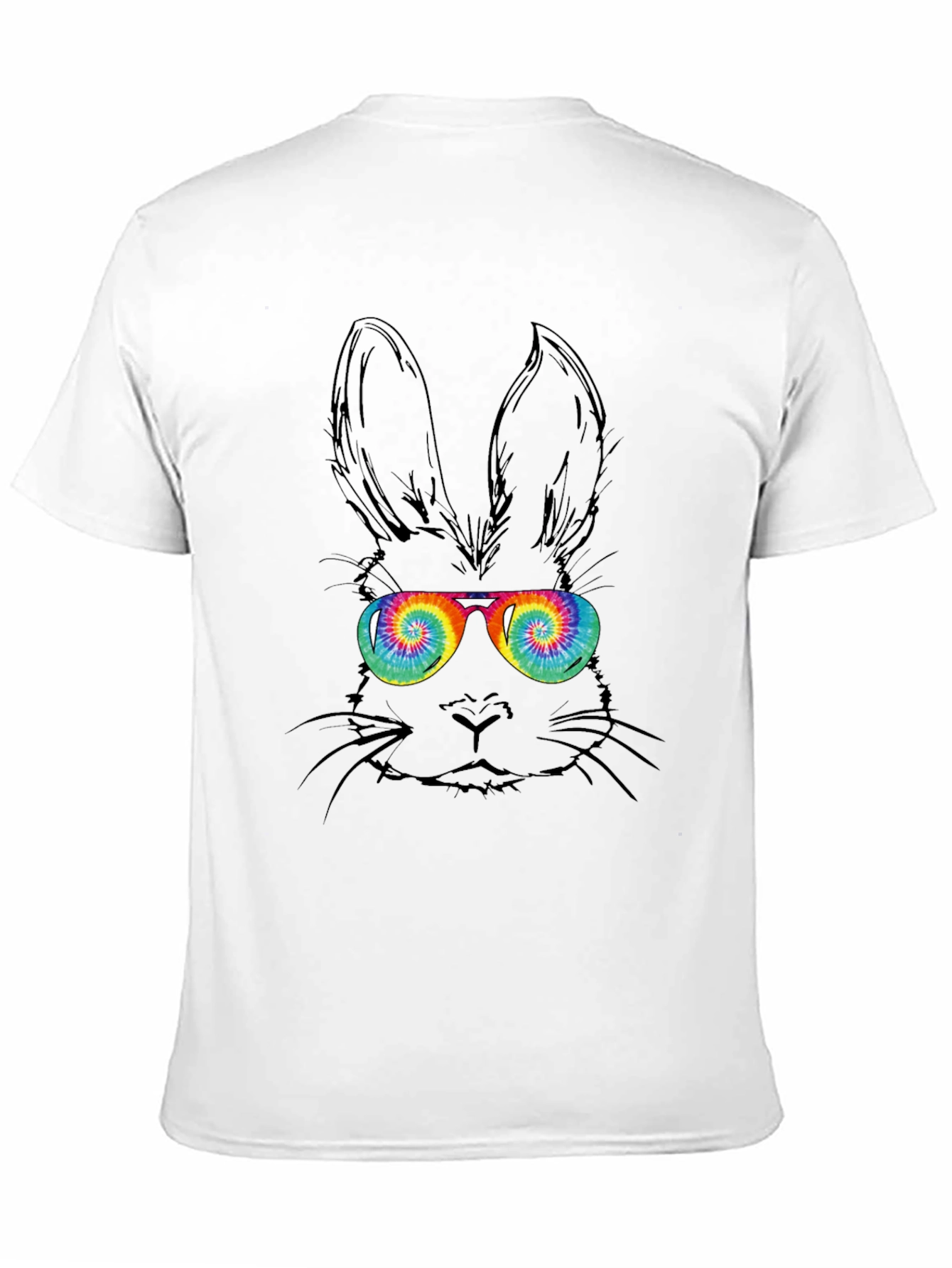 Cool Bunny Tee - Tie Dye Glasses