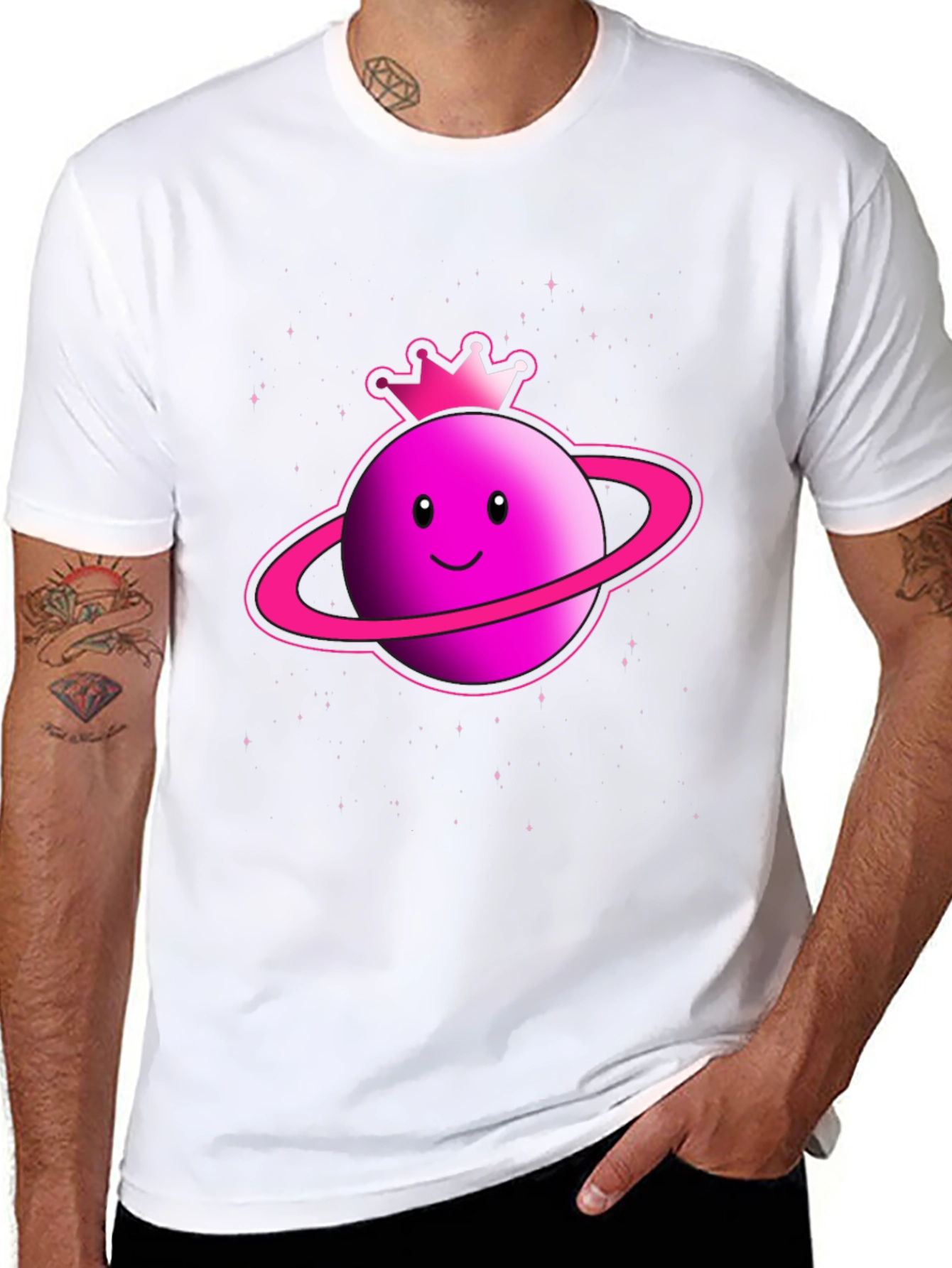 Planet Queen Graphic T-Shirt - Fun Novelty Tee