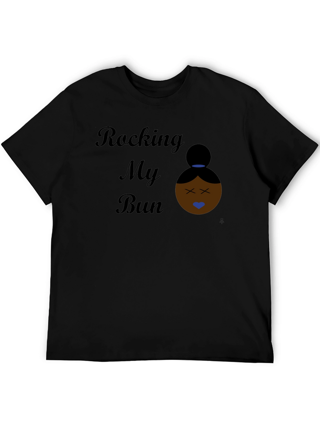 Rocking My Bun Black Graphic Tee