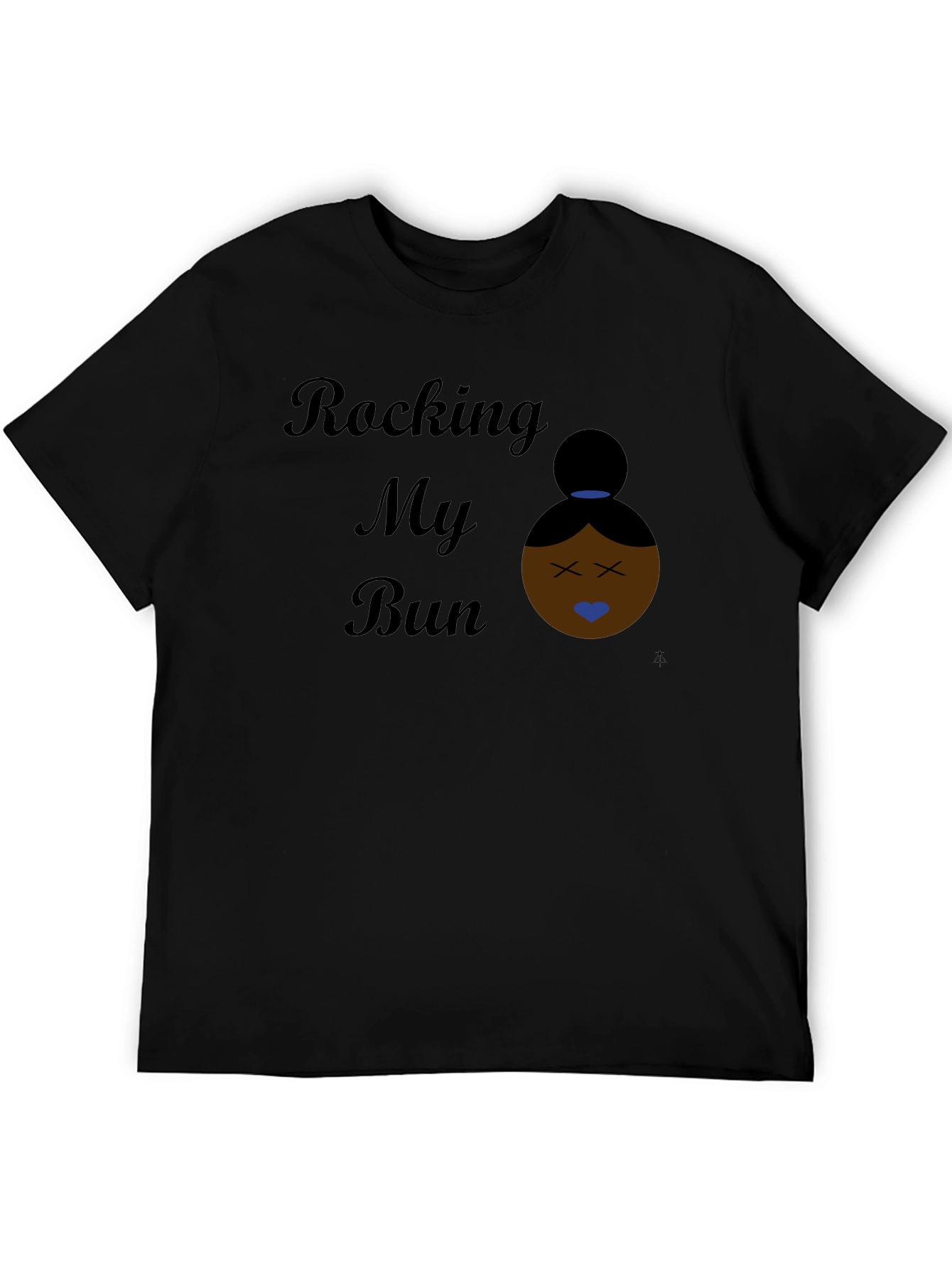 Rocking My Bun Black Graphic Tee