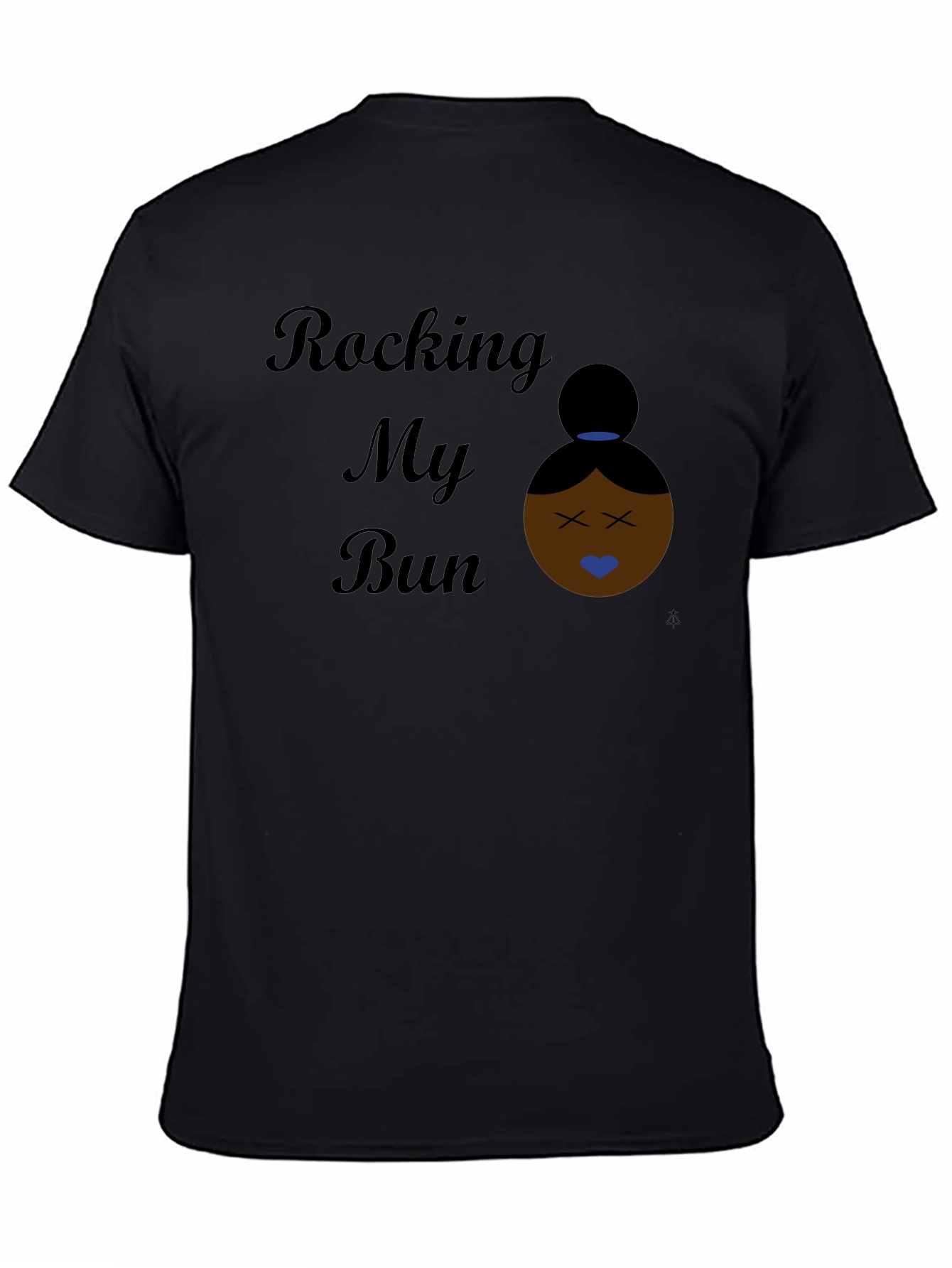Rocking My Bun Black Graphic Tee