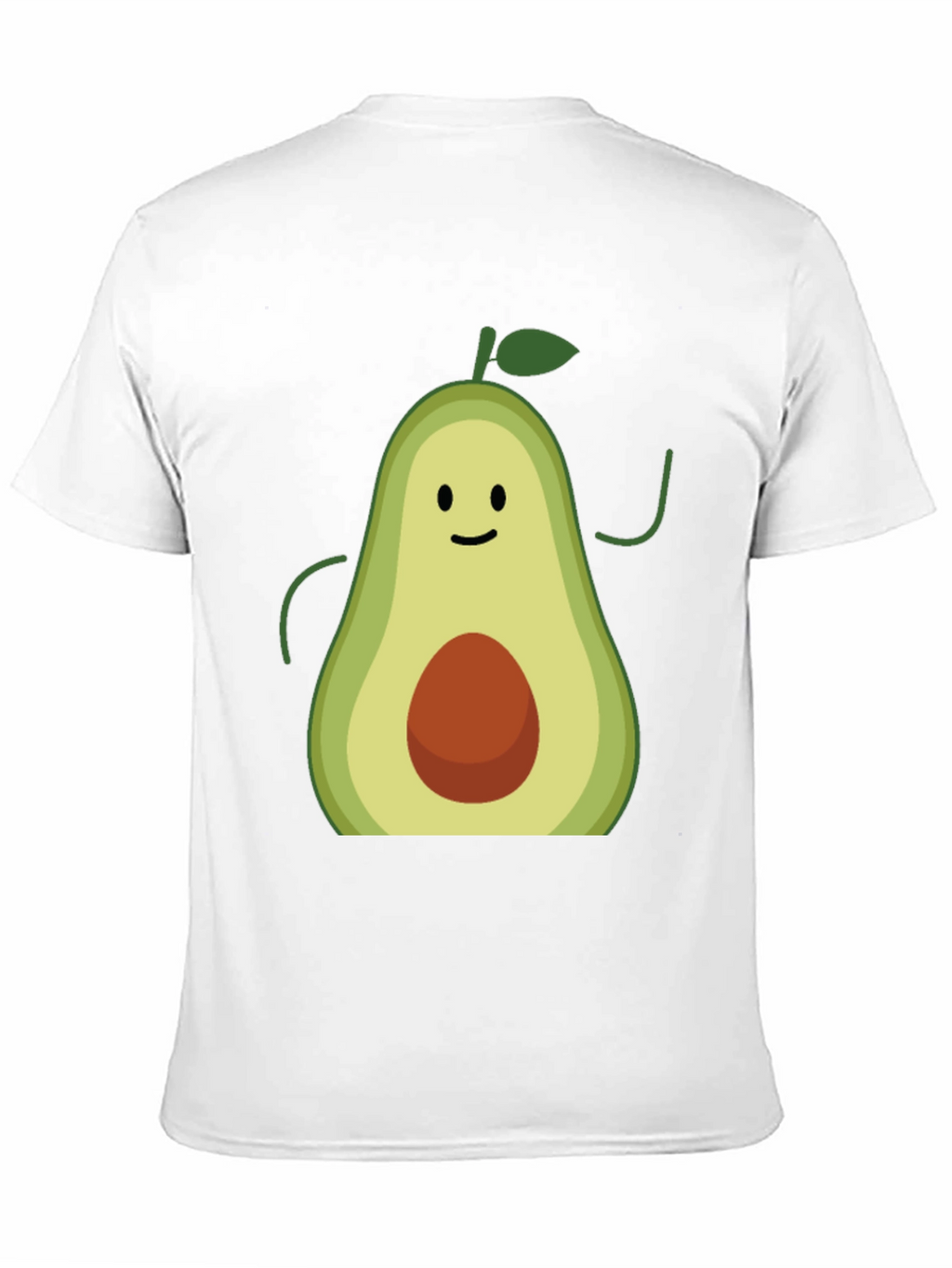 Avocado Graphic Tee - Black Cotton T-Shirt
