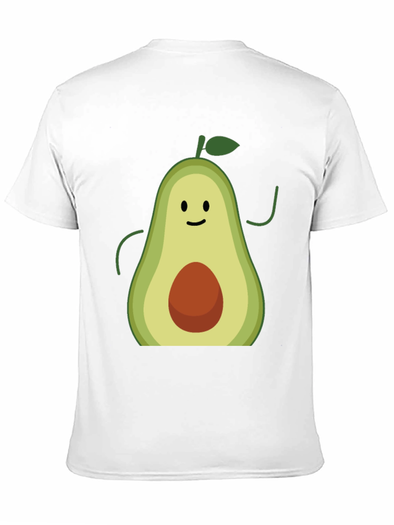 Avocado Graphic Tee - Black Cotton T-Shirt