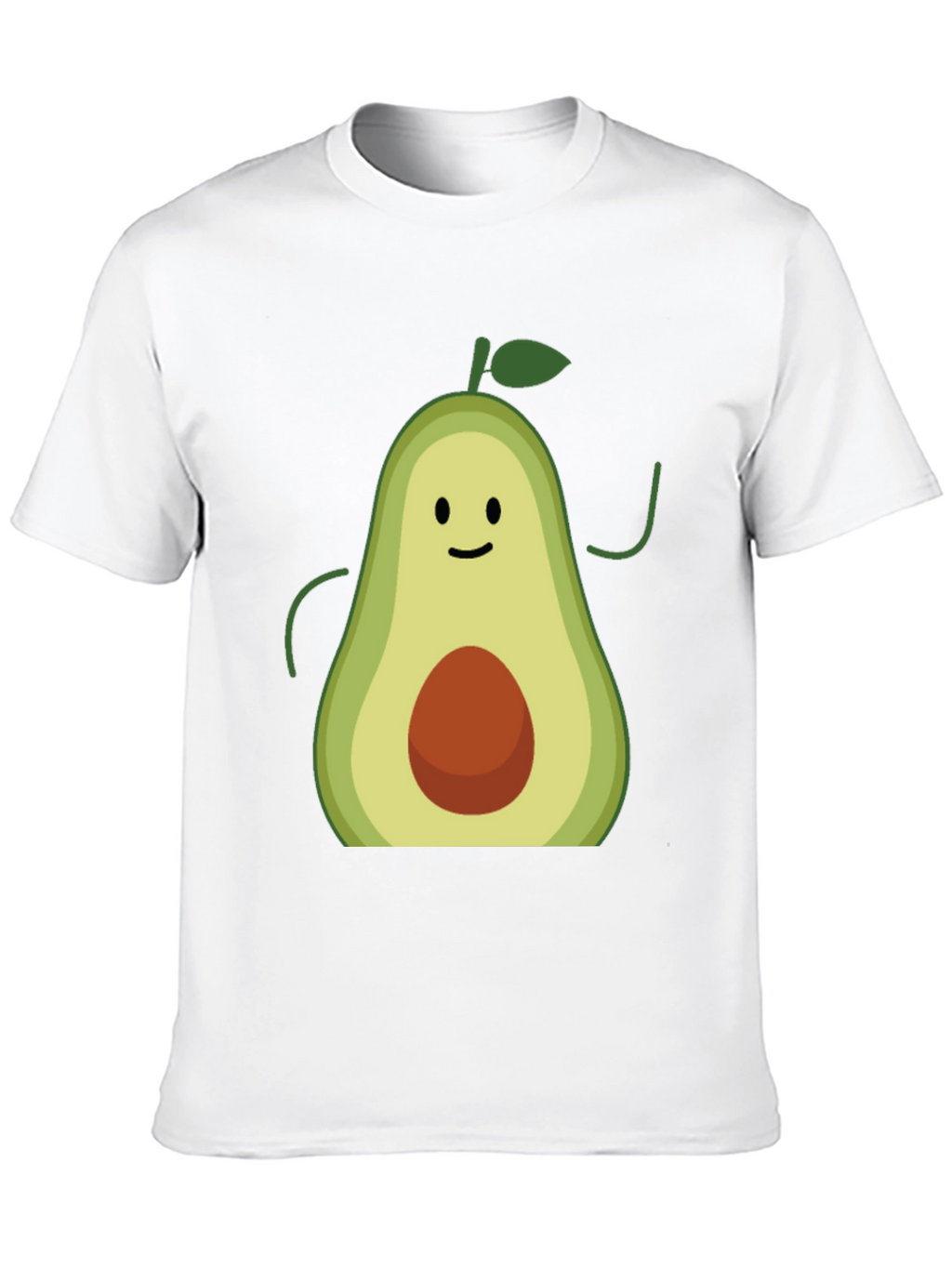 Avocado Graphic Tee - Black Cotton T-Shirt